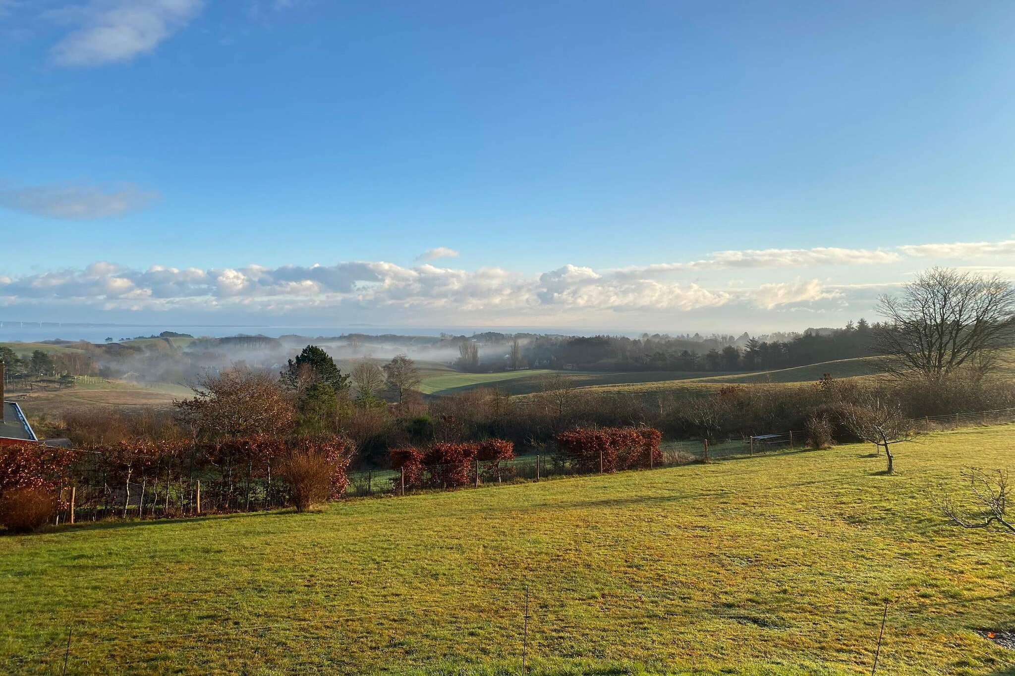 Internet Access DSL, Living room(4x single folding bed), open kitchen(cooker(electric), hood, coffee machine, microwave, dishwasher, fridge, freezer(200-249L), tumble dryer, washing machine), Living/bed room(TV(cable, german television channels, danish TV channels (DR1 and TV2)), DVD player, CD player, stereo unit, high chair), bedroom(double bed, cot), bedroom(double bed), bedroom(2x single bed), bedroom(2x single bed), bedroom(2x single bed), bedroom(2x single bed), bathroom(floor heating)(bathtub or shower, washbasin, toilet), bathroom(floor heating)(bathtub or shower, washbasin, toilet), bathroom(floor heating)(bathtub or shower, washbasin, toilet), game computer, Bubble bath(indoor, heated, 8 persons), sauna(indoor, heated, 6 persons), terrace, BBQ, swimming pool(indoor, 200 m2), play equipment, table tennis table, table football, air hockey, darts, billiards, geothermal energy, air to water heatpump