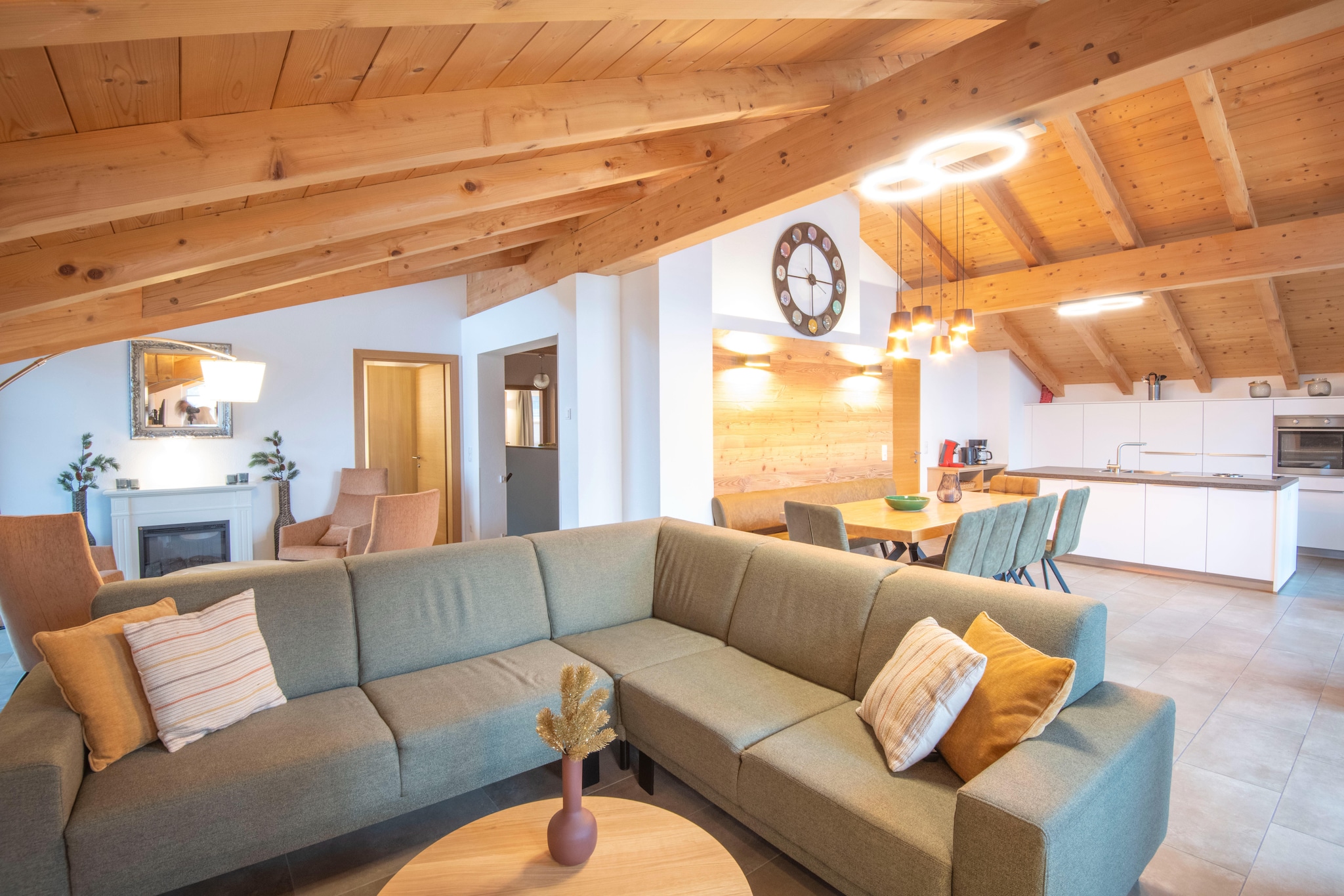 Residenz Edelalm - Penthouse-Woonkamer