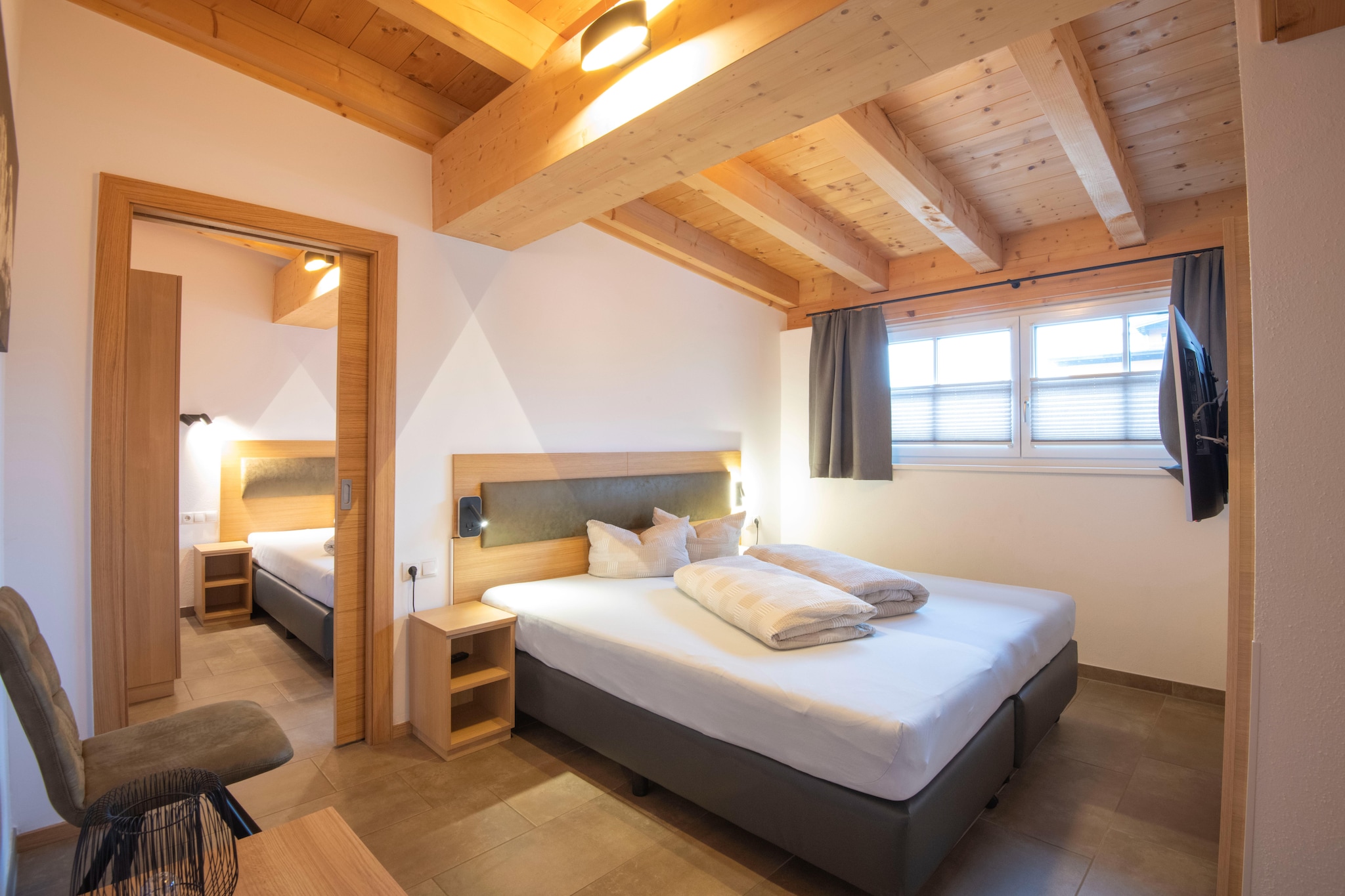 Residenz Edelalm - Penthouse-Slaapkamer