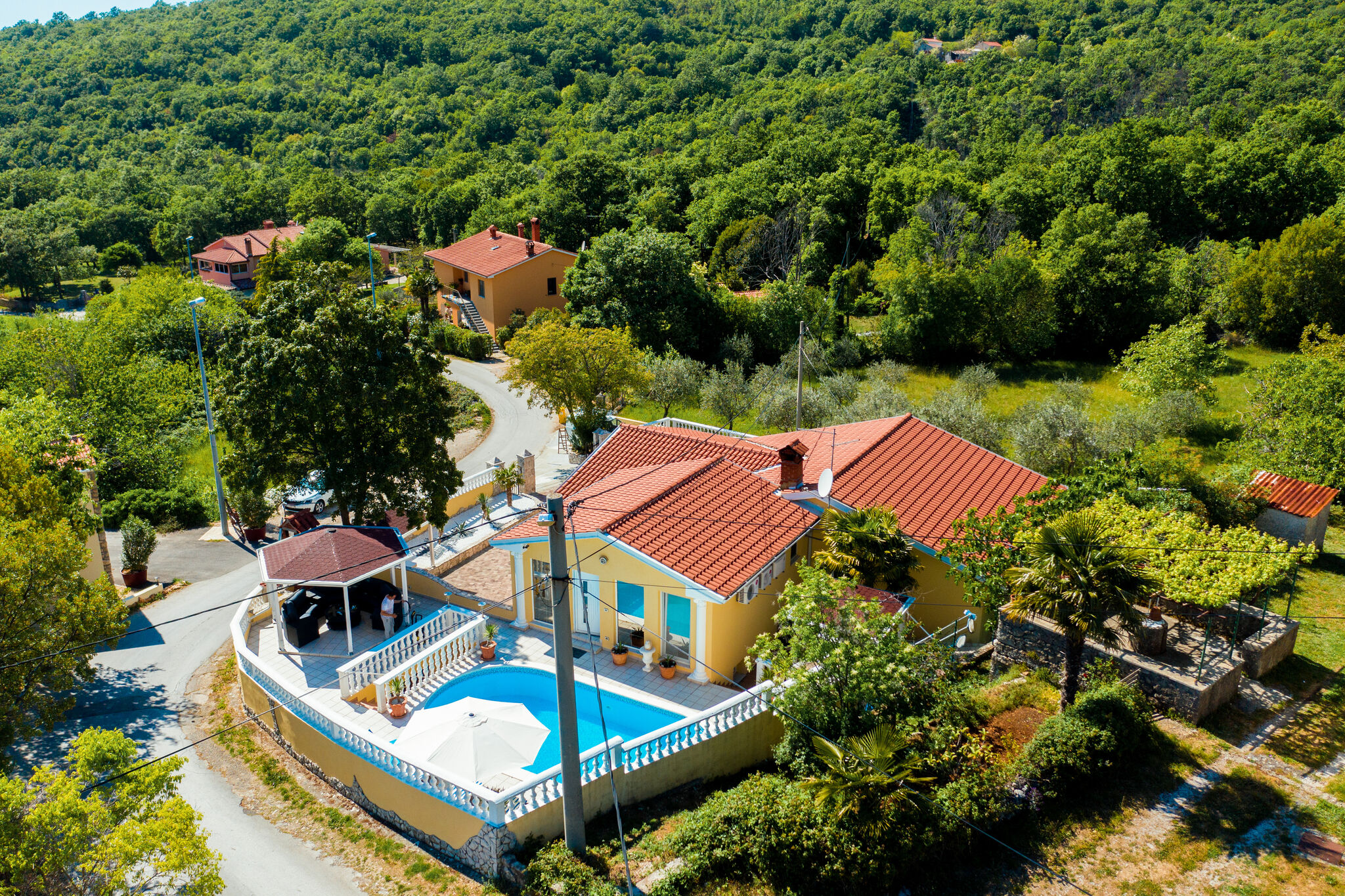Vintage-Villa in Ripenda Kras/Istrien, Kroatien