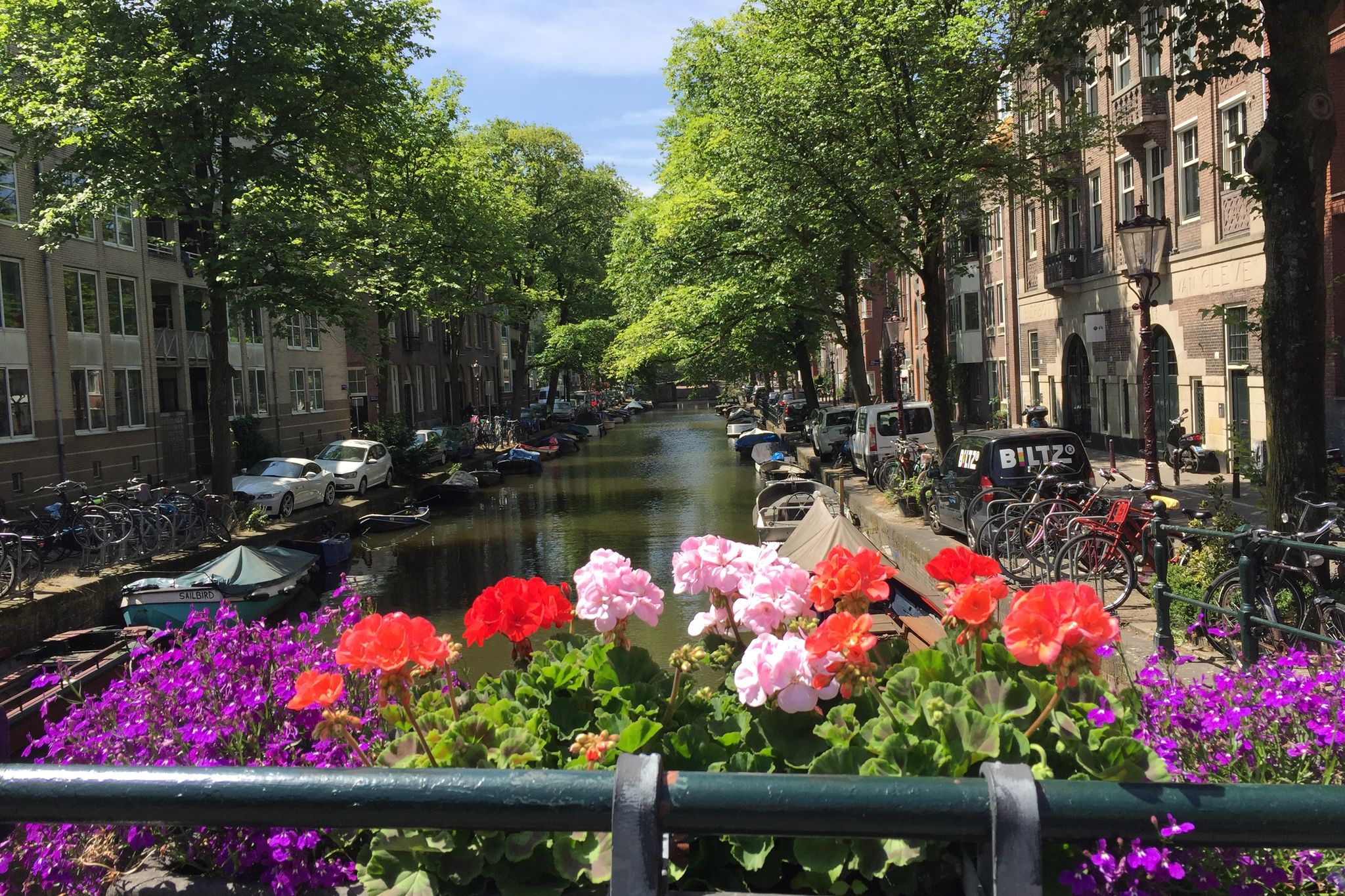 Ferienwohnung in Amsterdam, Niederlande in einem Kanalhaus