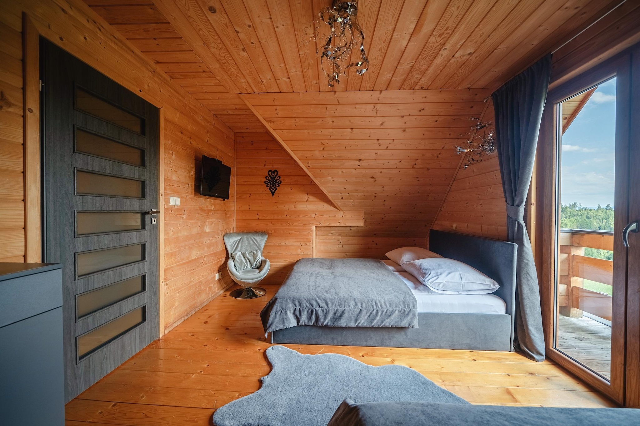 A luxury villa in the Tatra Mountains-Slaapkamer