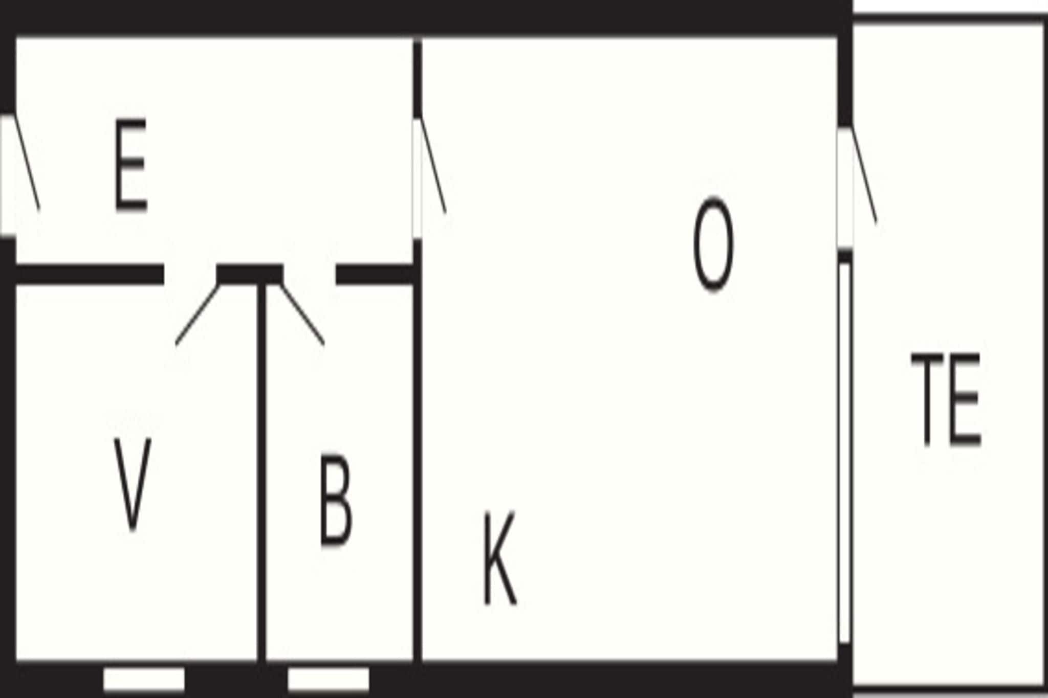 2 vær.,m/havuds.,St./1.sal,Standard - Plattegrond