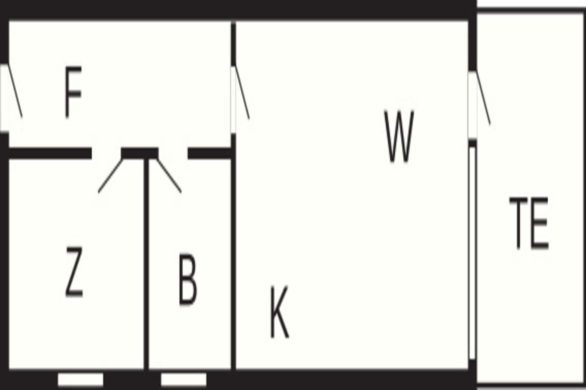 2 vær.,m/havuds.,St./1.sal,Standard - Plattegrond