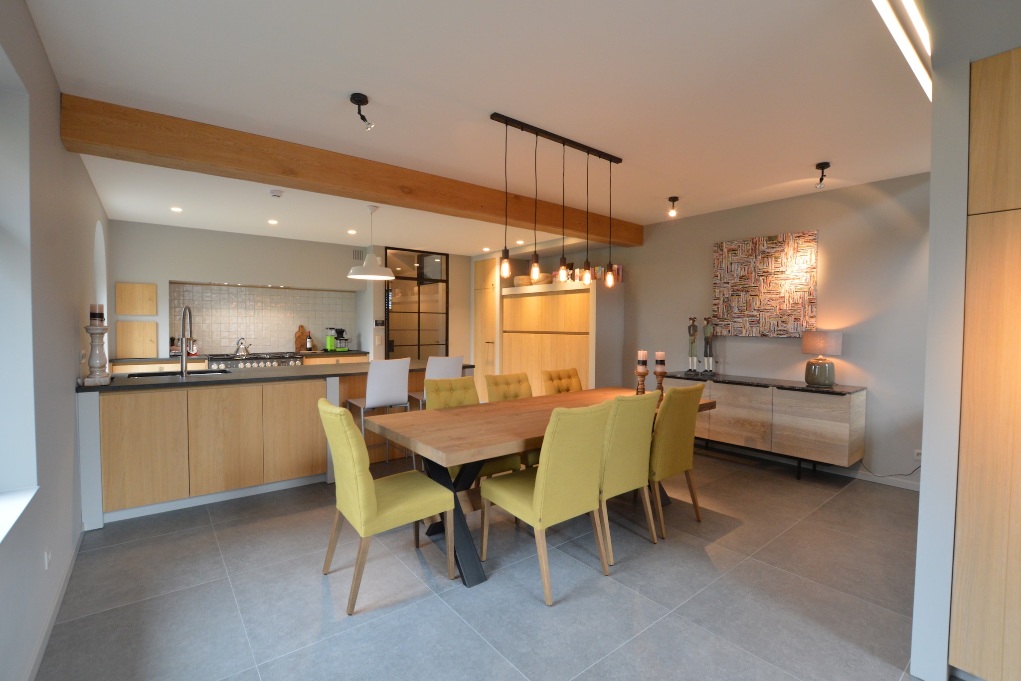 Maison à Aalter avec grand jardin dans un environnement boisé-Salle à manger