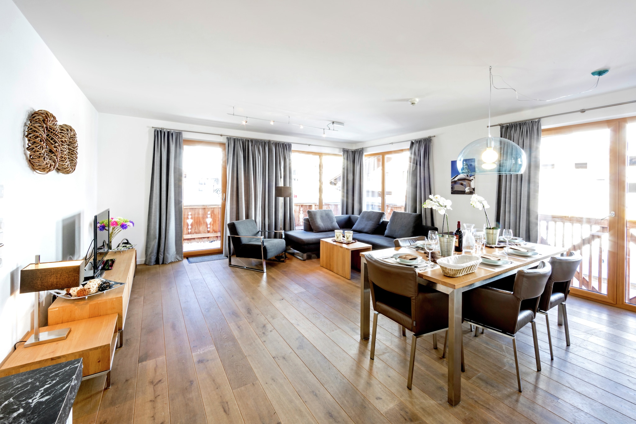 This luxurious, child-friendly apartment in Gerlos features 2 bedrooms. It has a sauna to relax and a balcony with garden furniture to enjoy the scenic views. The stay is for 6 people, suitable for friendly groups and small families.



The strategic location of the apartment allows you to experience skiing on the slopes at the Zillertal Arena nearby. The nearest ski lift is 50 m away and public transport is available 0.3 km away. The bustling town centre is within walking distance, where you can find various supermarkets and restaurants as well. Fun-loving guests can witness the nightlife 0.1 km away. If you fancy a picnic on a sunny day, you can visit the nearby lake, 4 km away.



This apartment is on the first floor and it is well-furnished with floor heating. You can also prepare delicious meals in the open kitchen on a lazy day-in. This apartment also offers a children's bed and a high chair for a small fee.