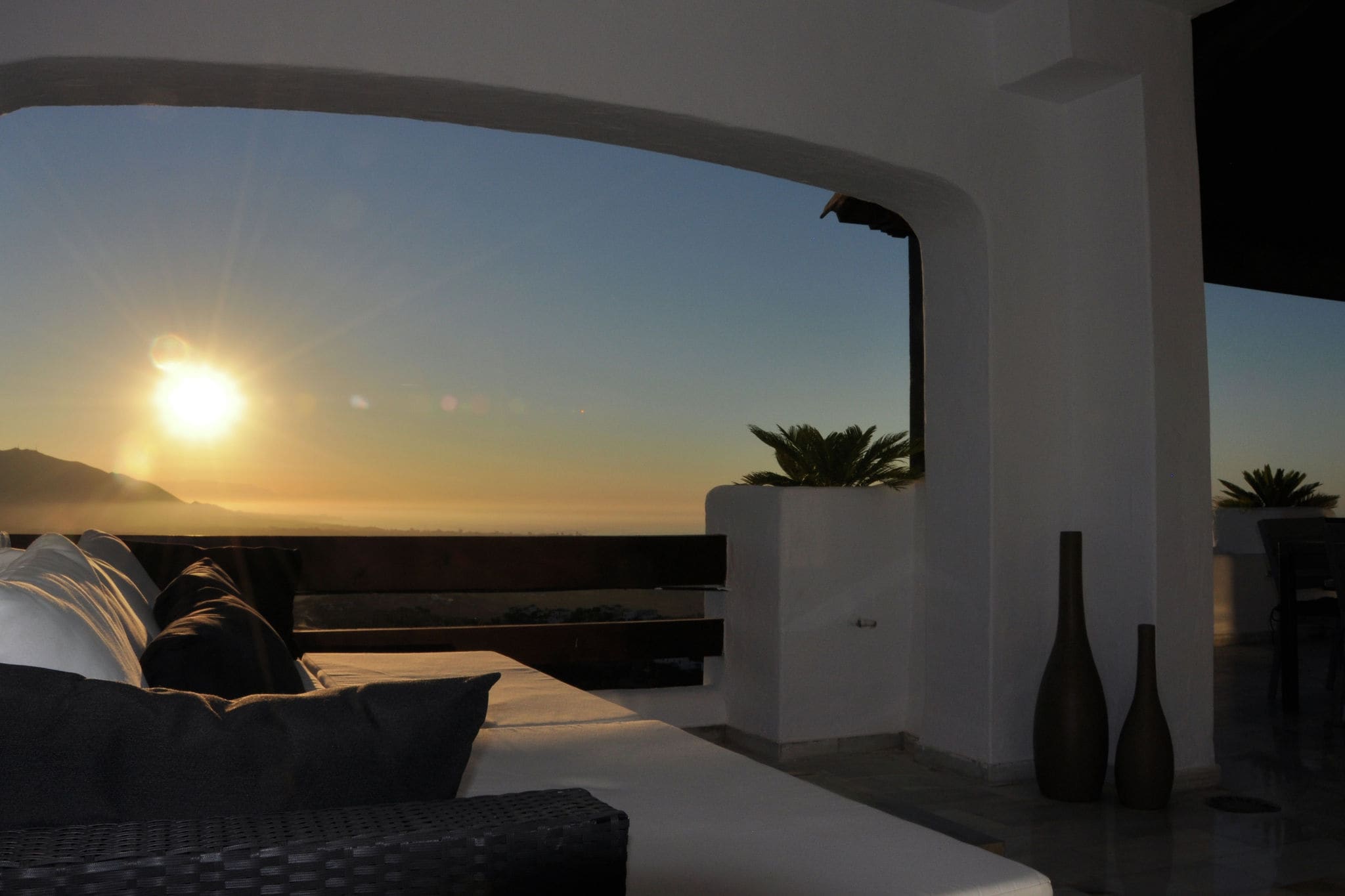 Ruim appartement in Marbella met prachtig uitzicht op de zee