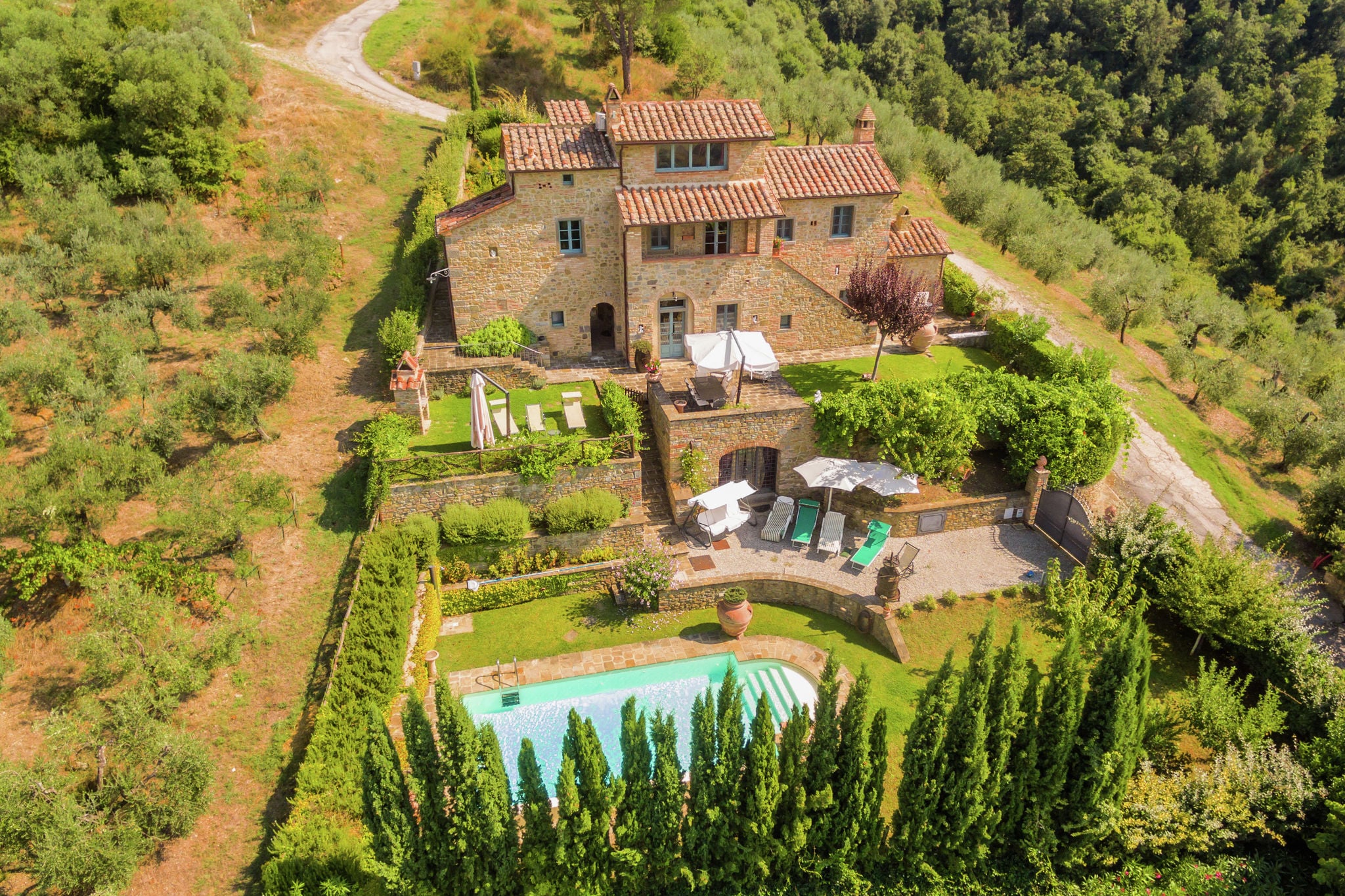 Villa luxueuse à Cortona, avec piscine