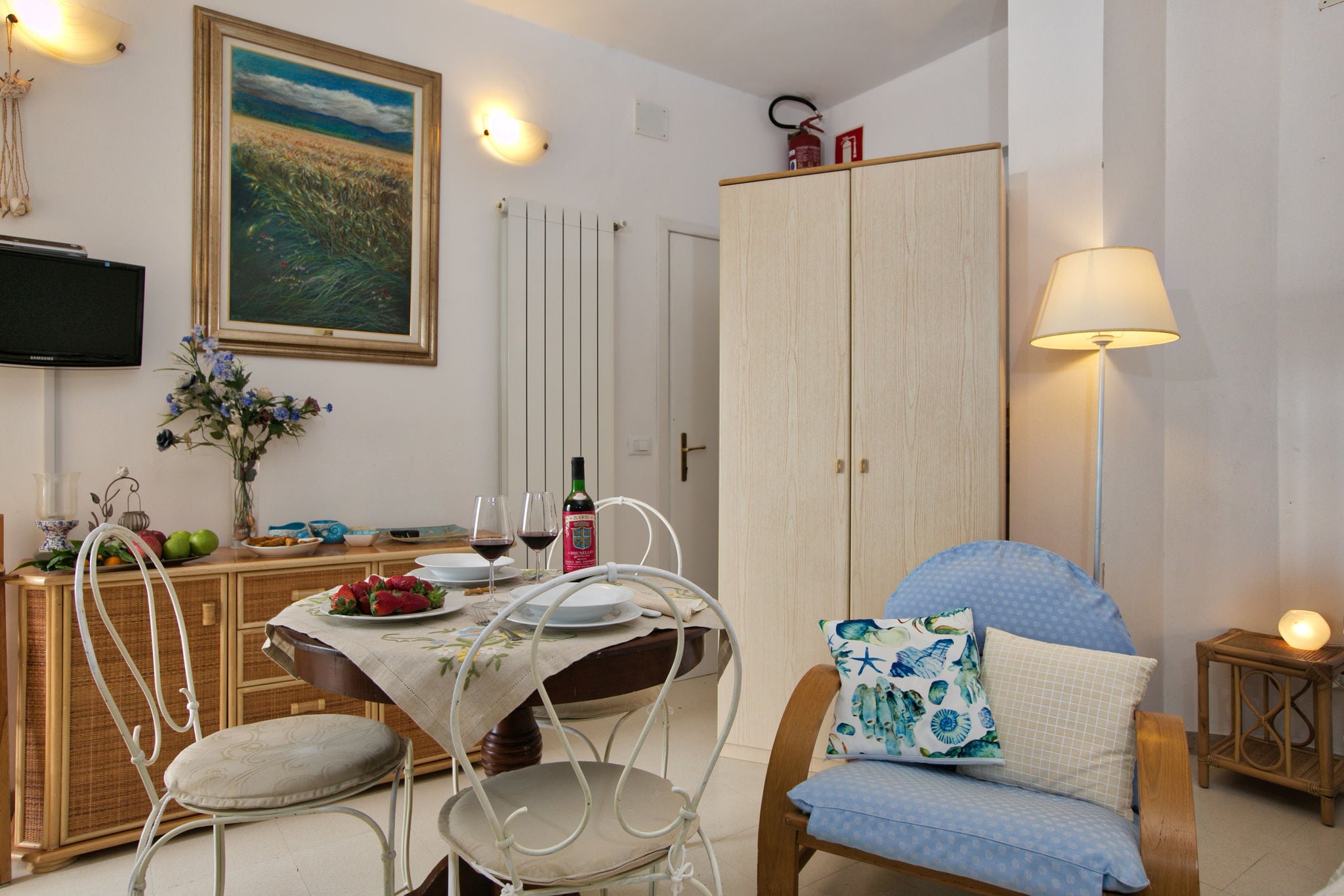 Apartment in Marina di Castagneto Carducci mit Meerblick