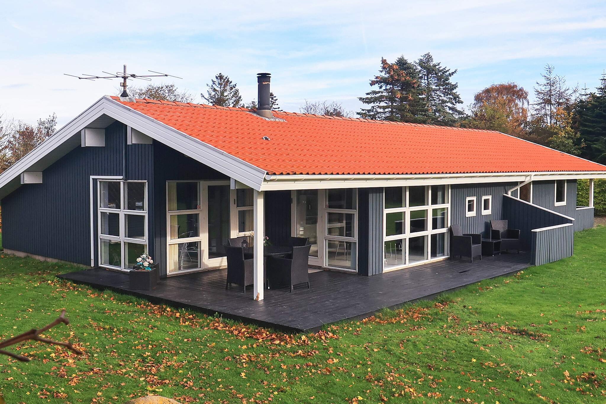 Ferienhaus mit Sauna in Langeland Beach