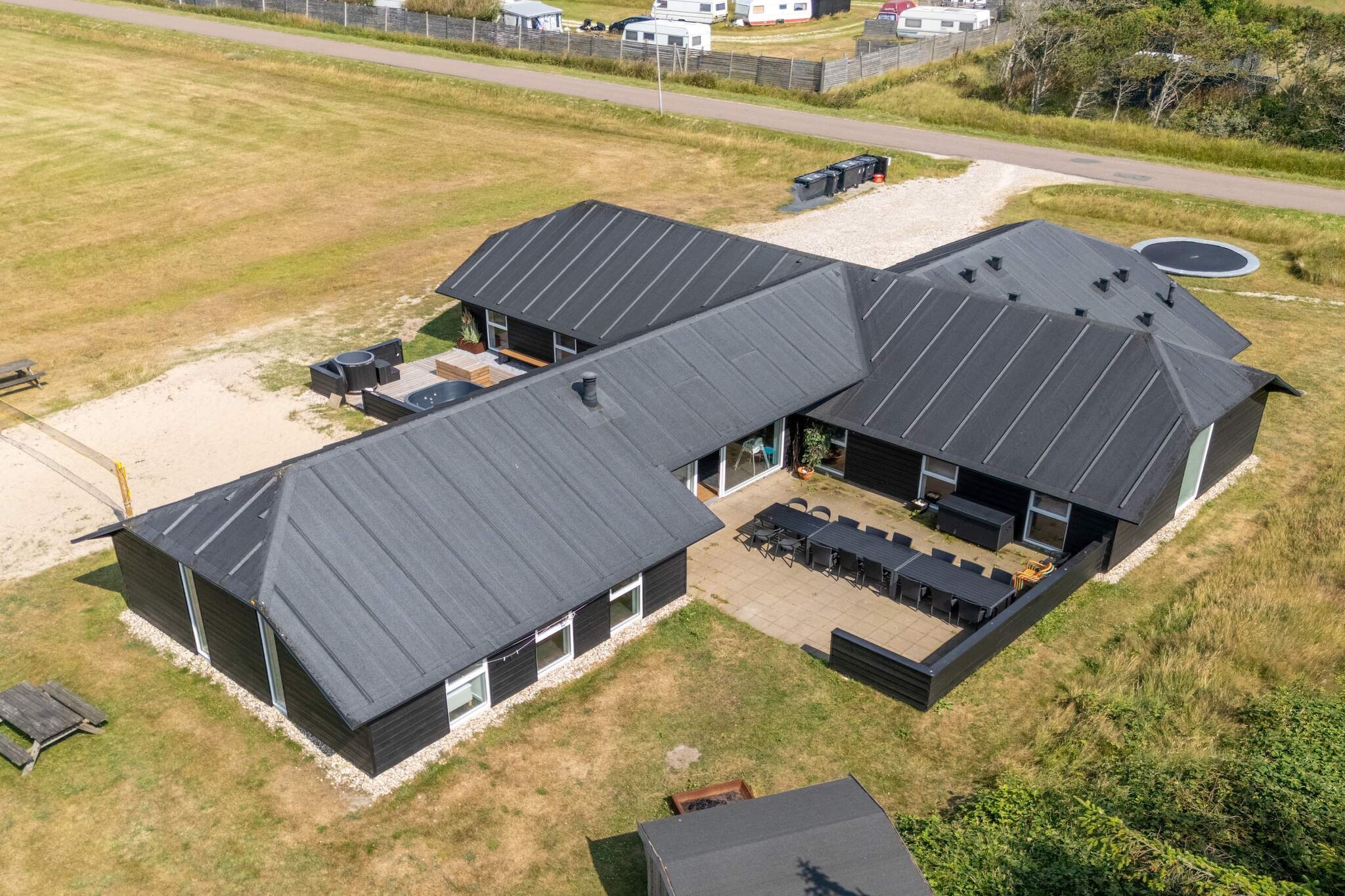 Luxe vakantieverblijf in Vorupor - Buitenlucht