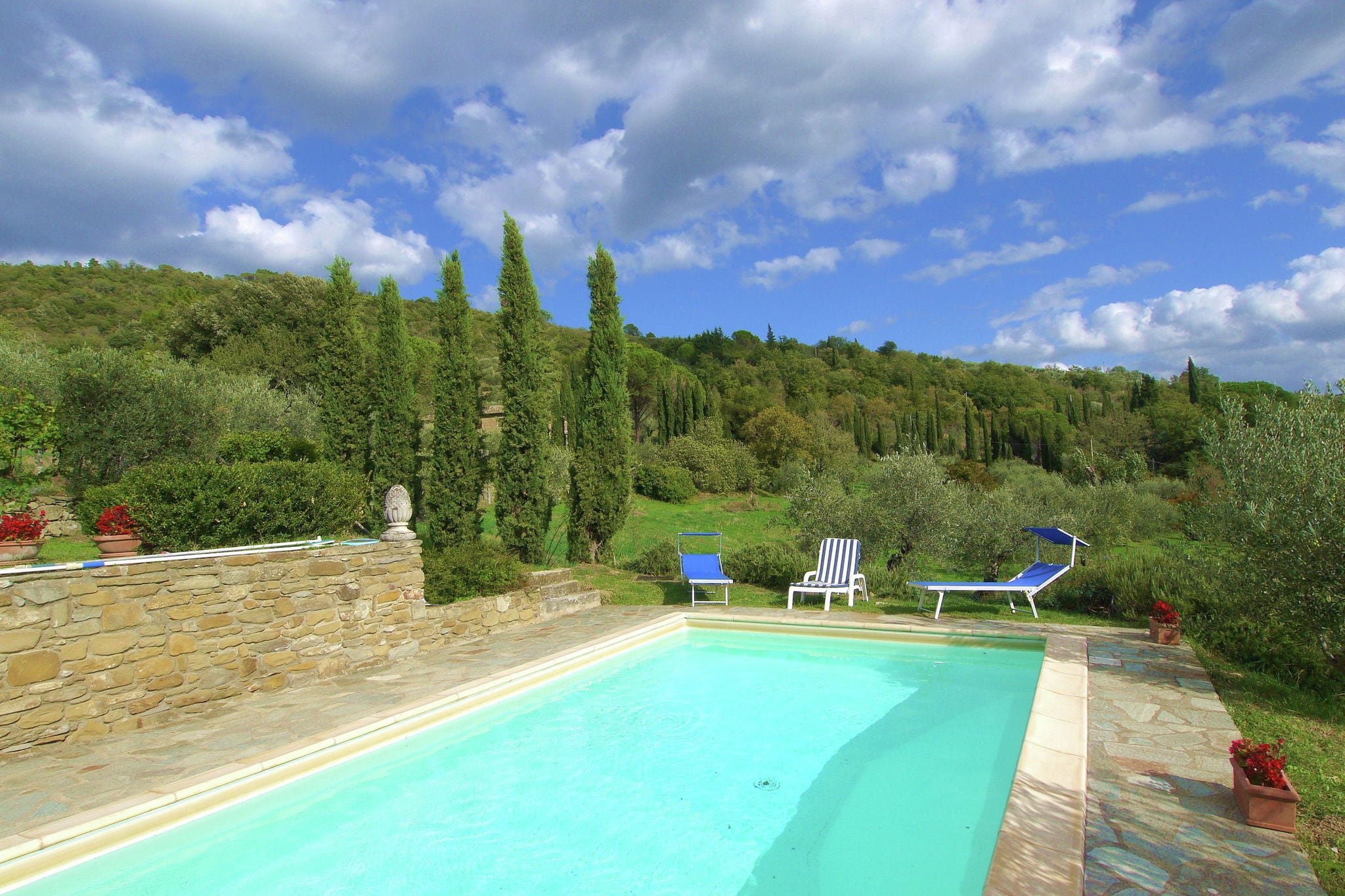Charmante villa à Cortona, avec piscine