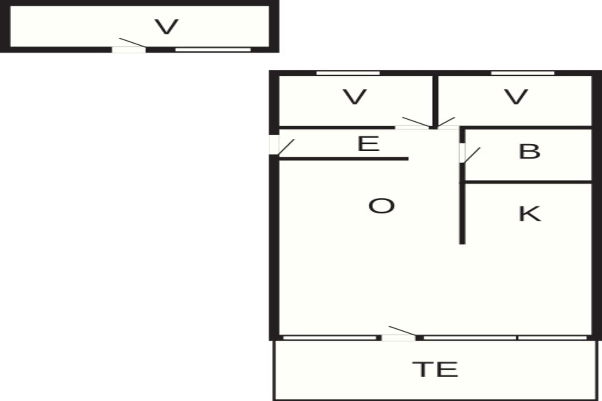 5 Personen Ferienhaus in Esbjerg V-By Traum-Grundriss