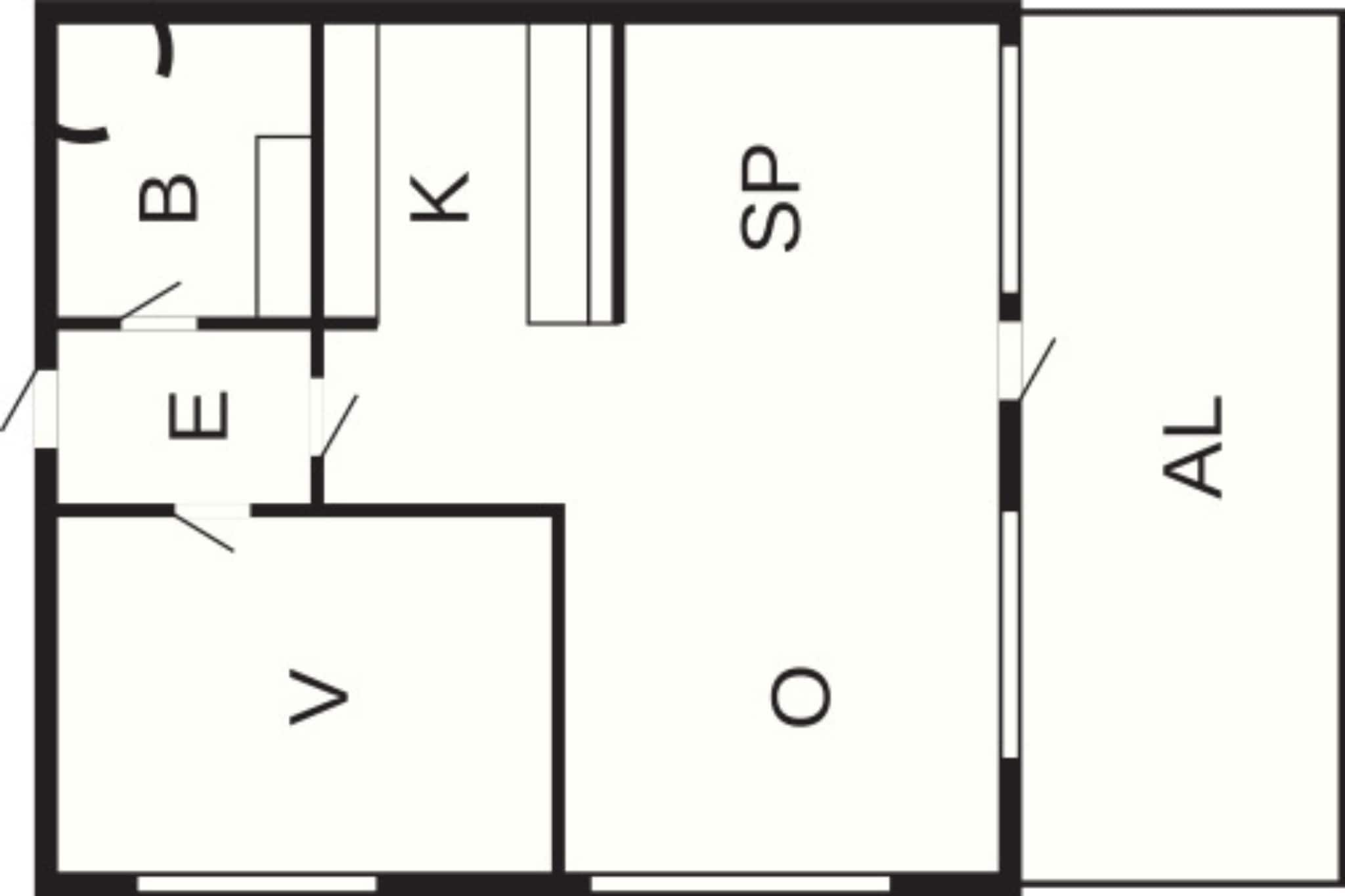 Flat w/view,main building - Floor plan