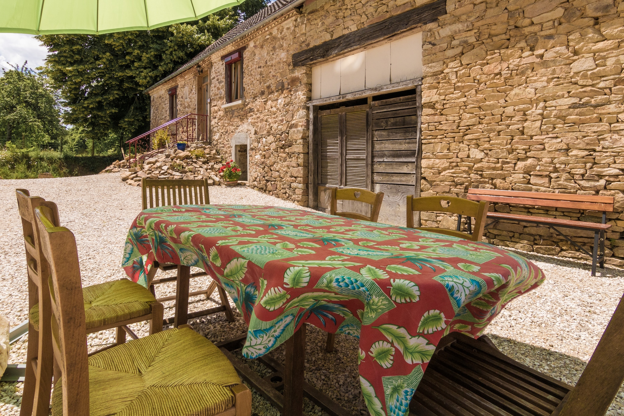 Mas d'Arneix-Terrassenbalkon