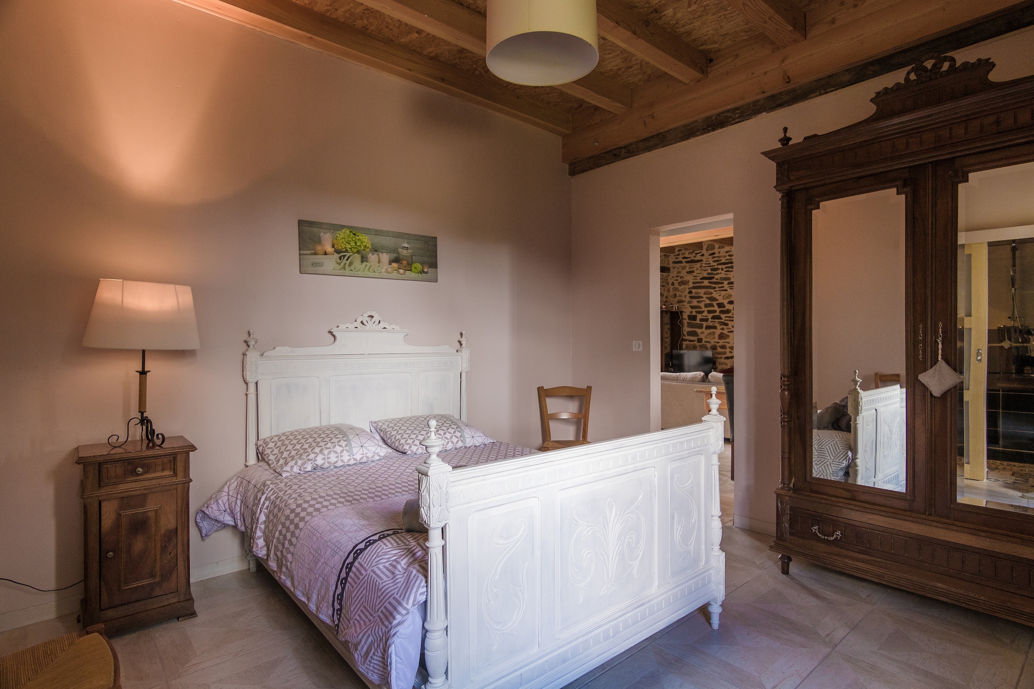 Mas d'Arneix-Schlafzimmer