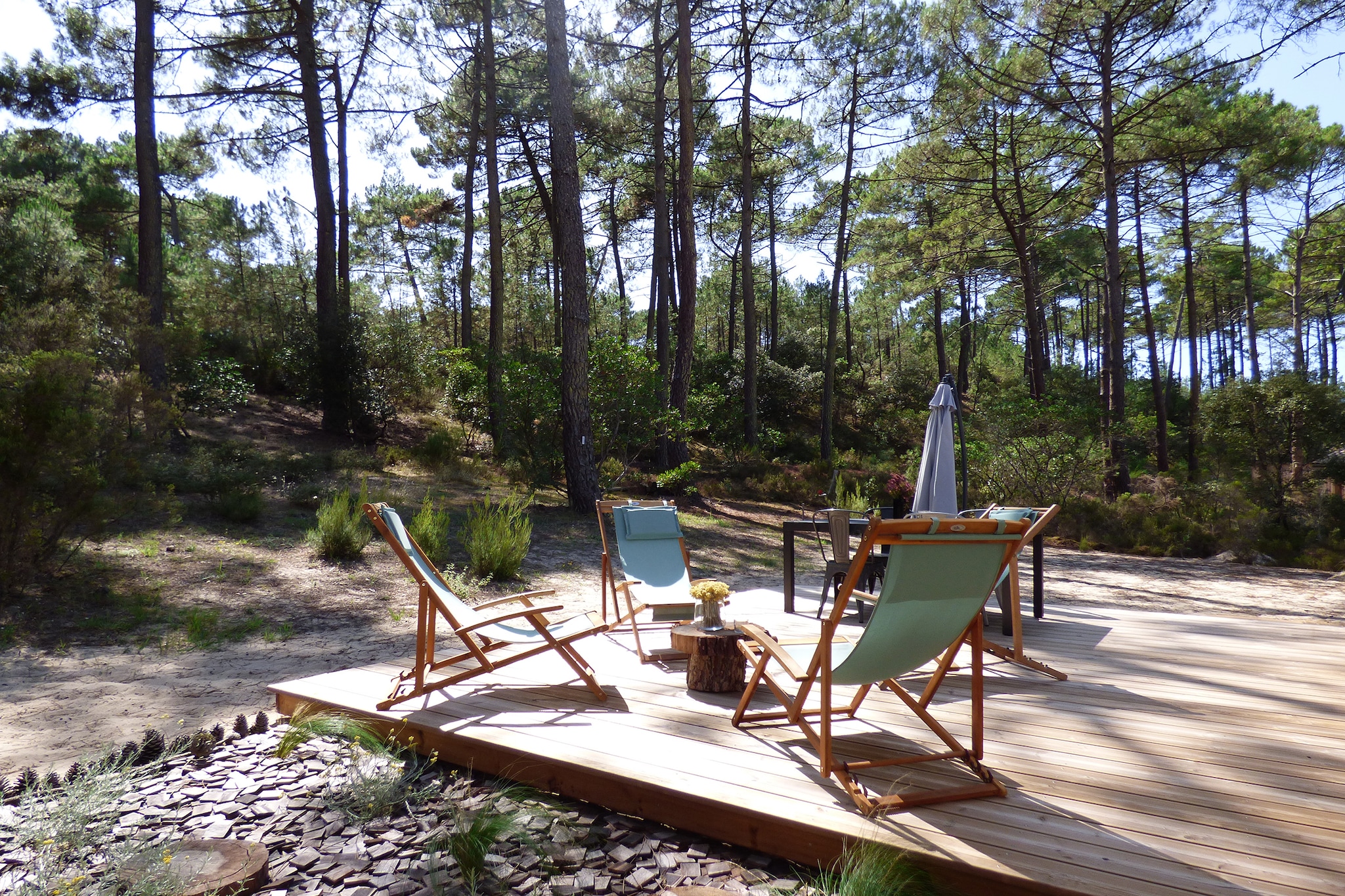 Clos les Pins-Tuinen zomer