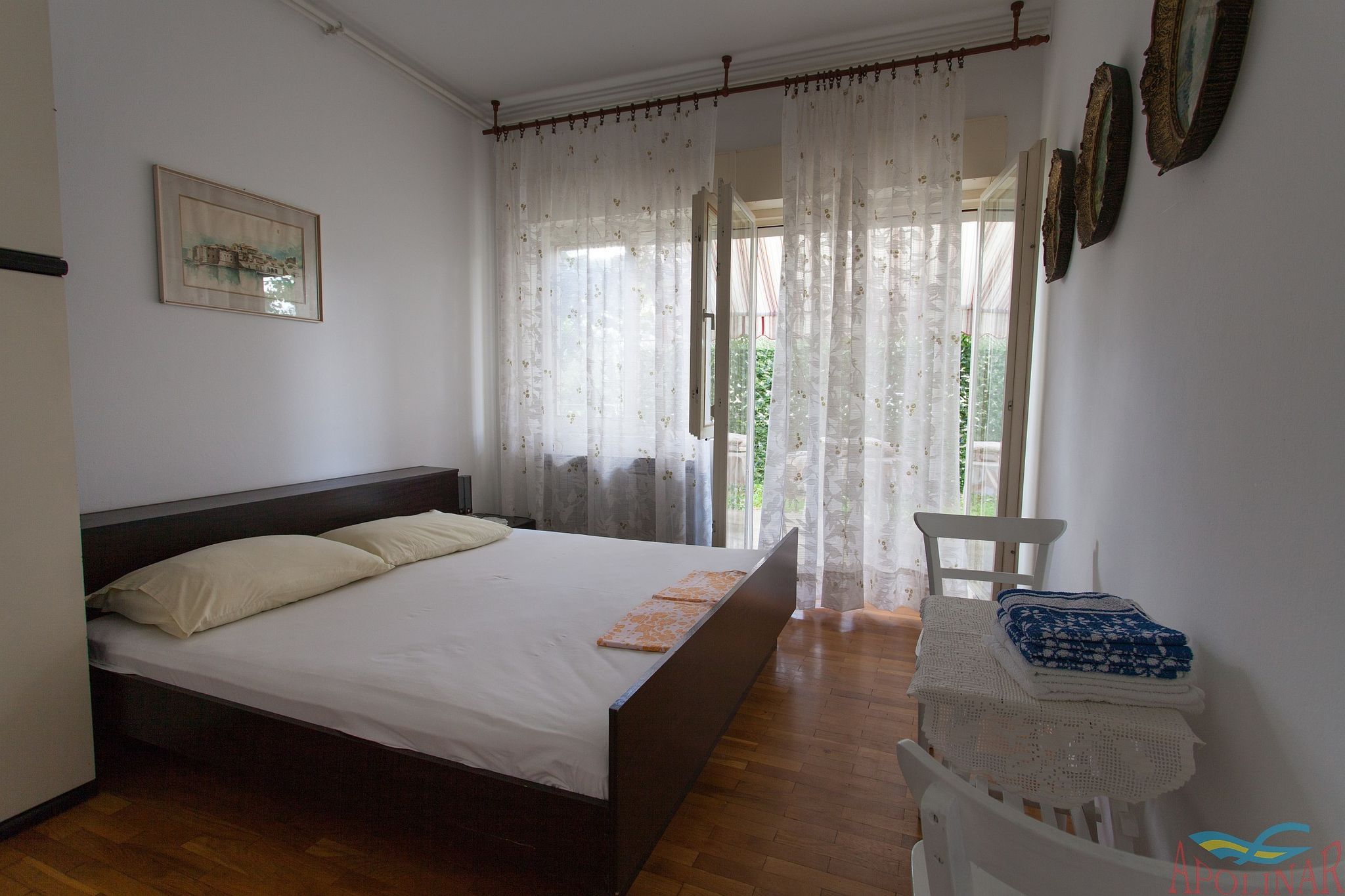 Aantrekkelijk appartement in Malinska op Krk met tuin