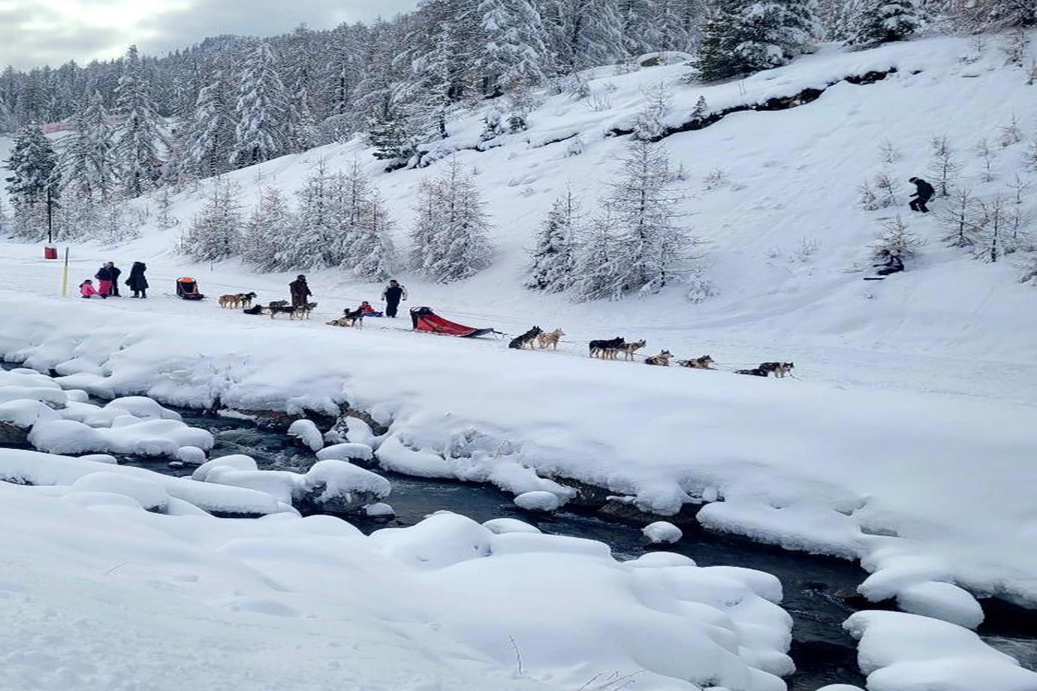 Les Terrasses d'Isola 1-Gebied winter 20km