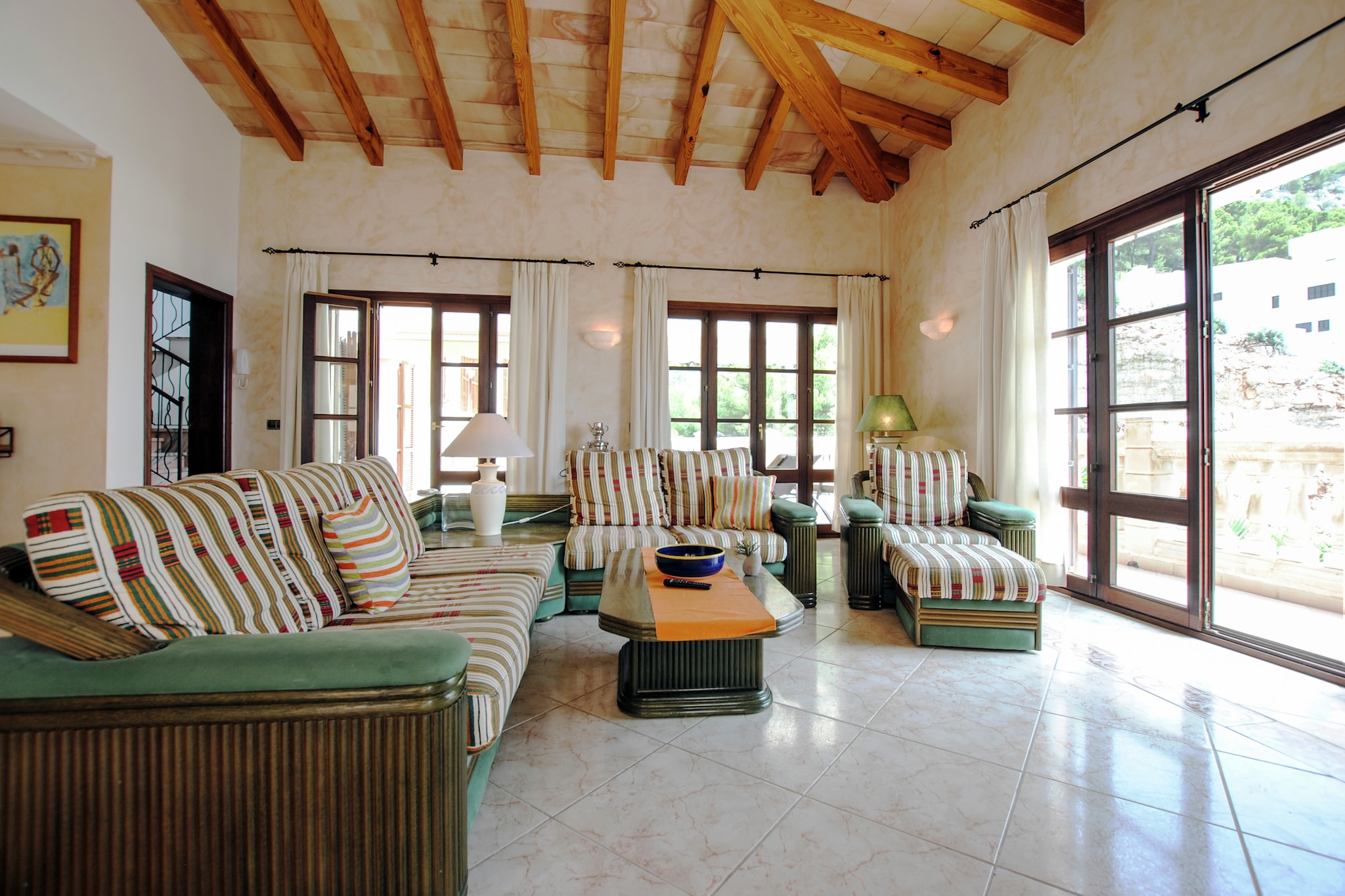 Wundeschönes & Nachhaltiges Casa Cap Vermell-Woonkamer