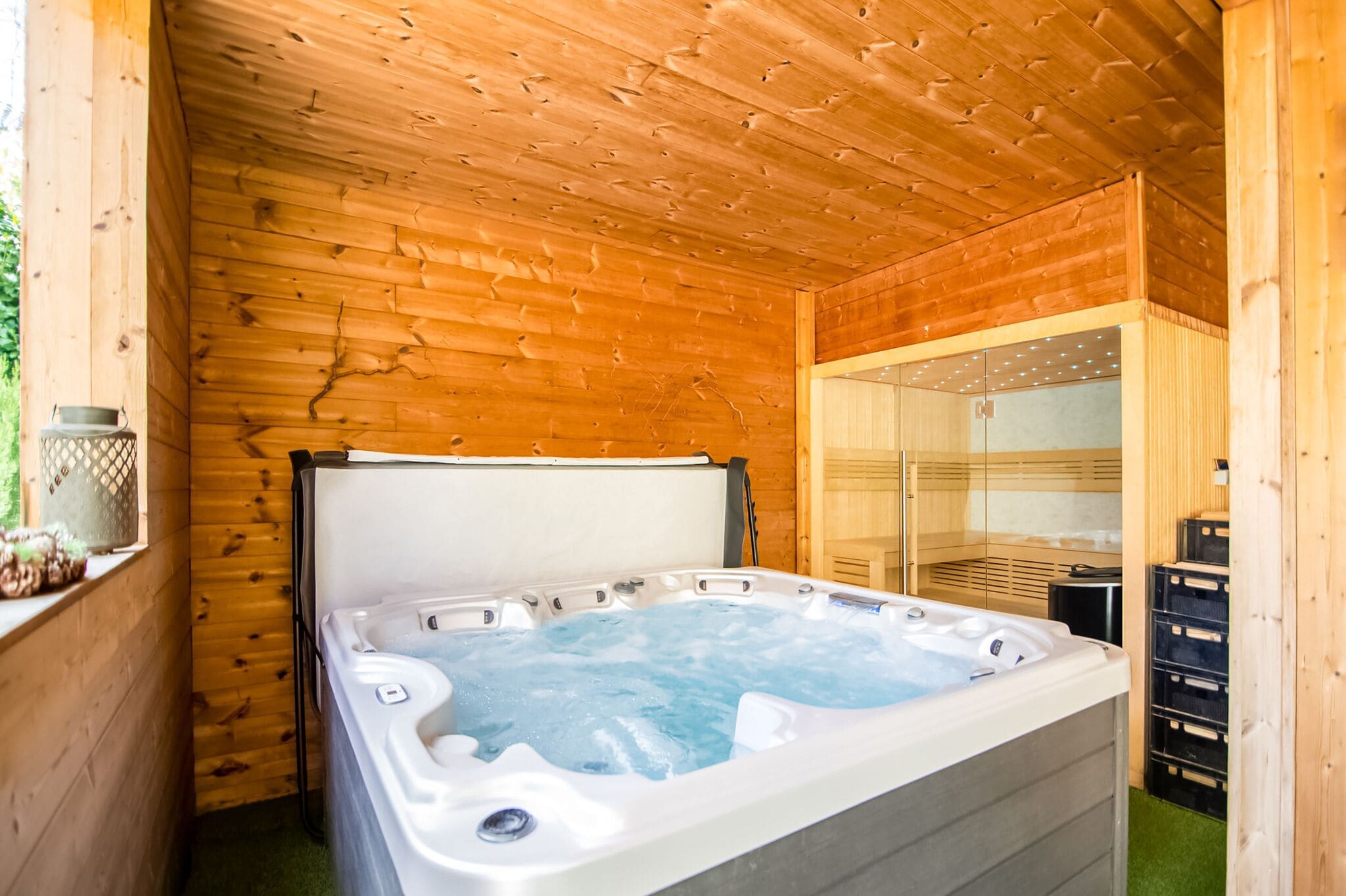 Idyllic Chalet in Biron with 2 Jacuzzis and Sauna
