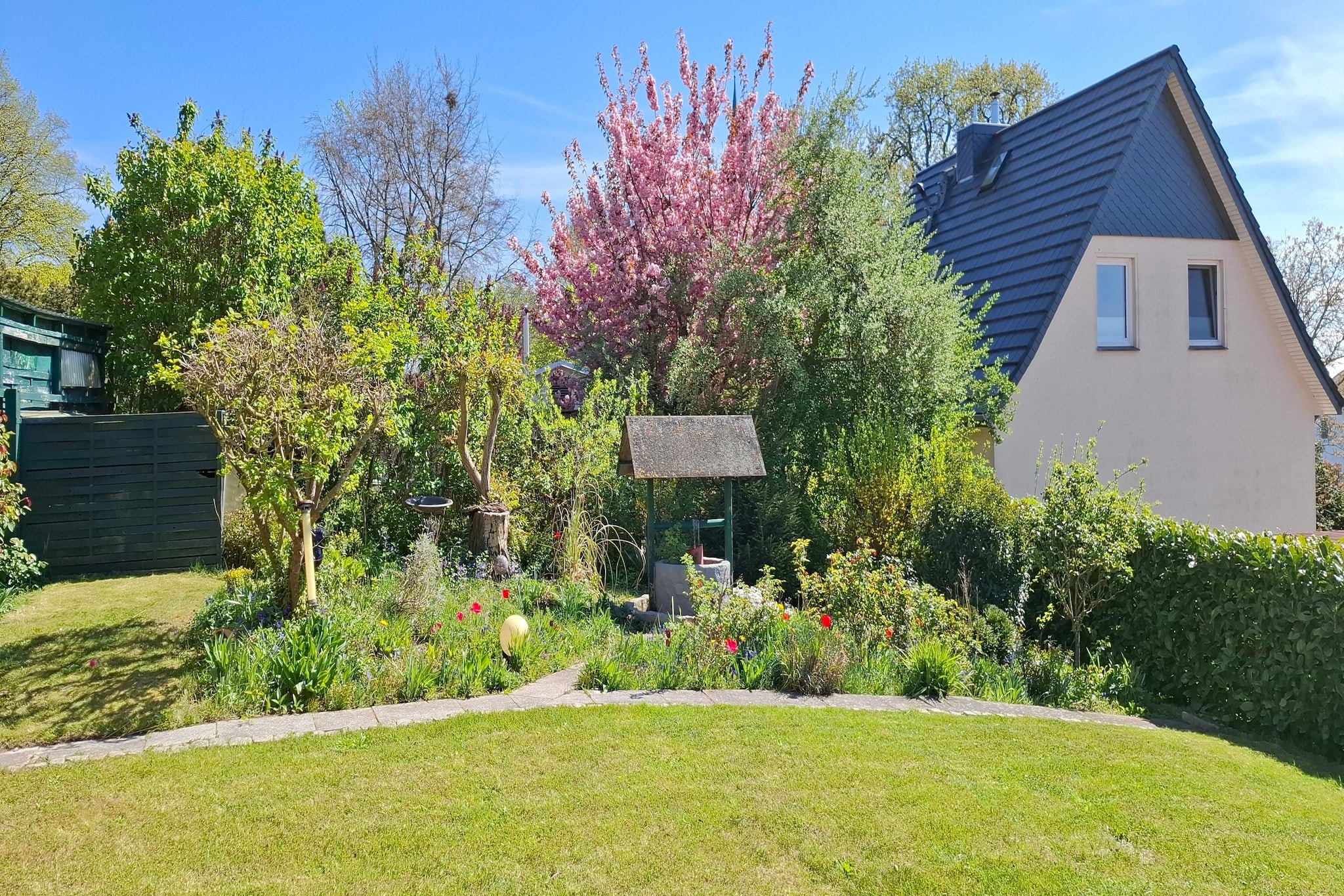 Ferienbungalow Kröpelin-Tuinen zomer