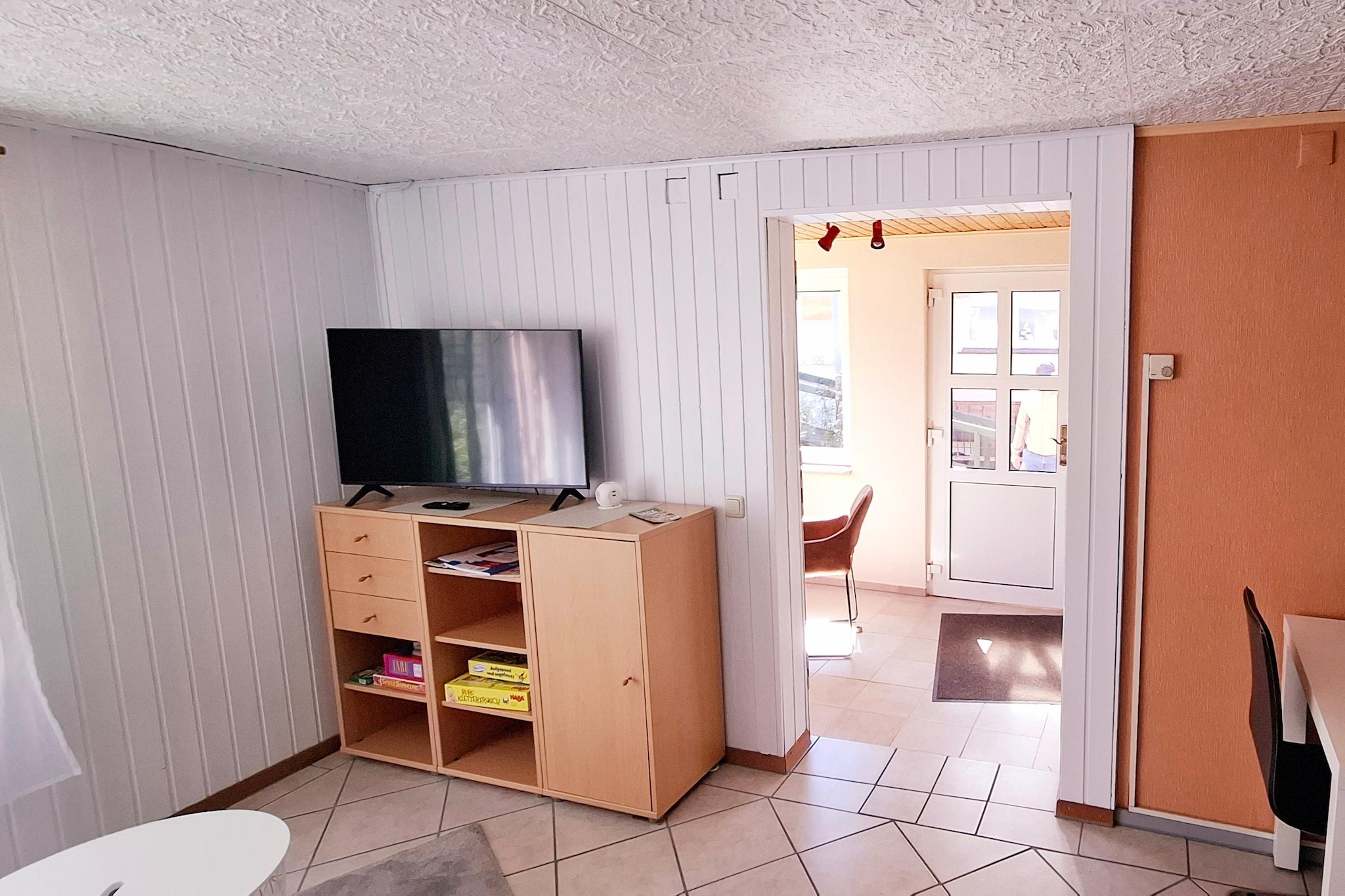 Ferienbungalow Kröpelin-Woonkamer