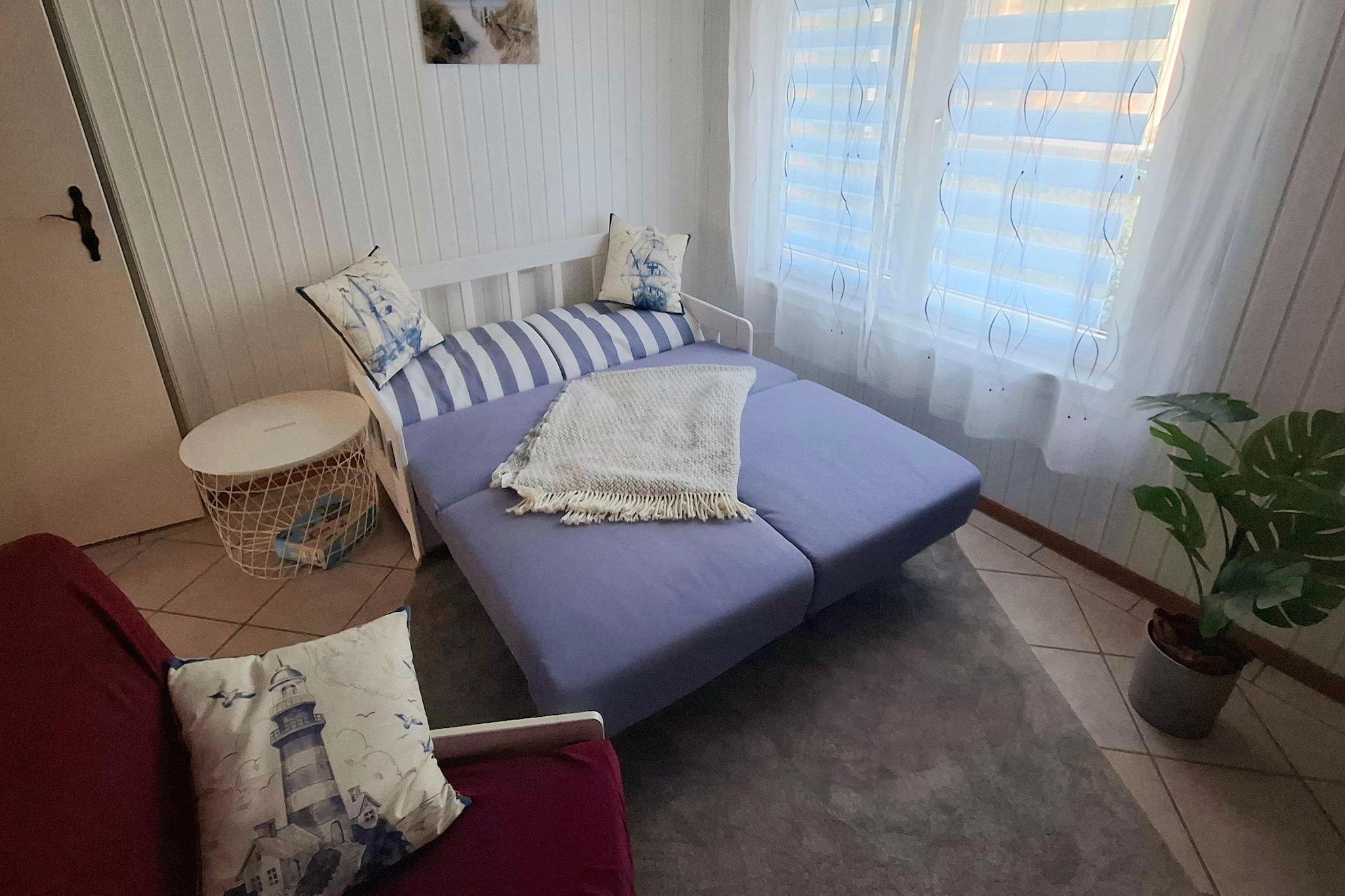 Ferienbungalow Kröpelin-Woonkamer