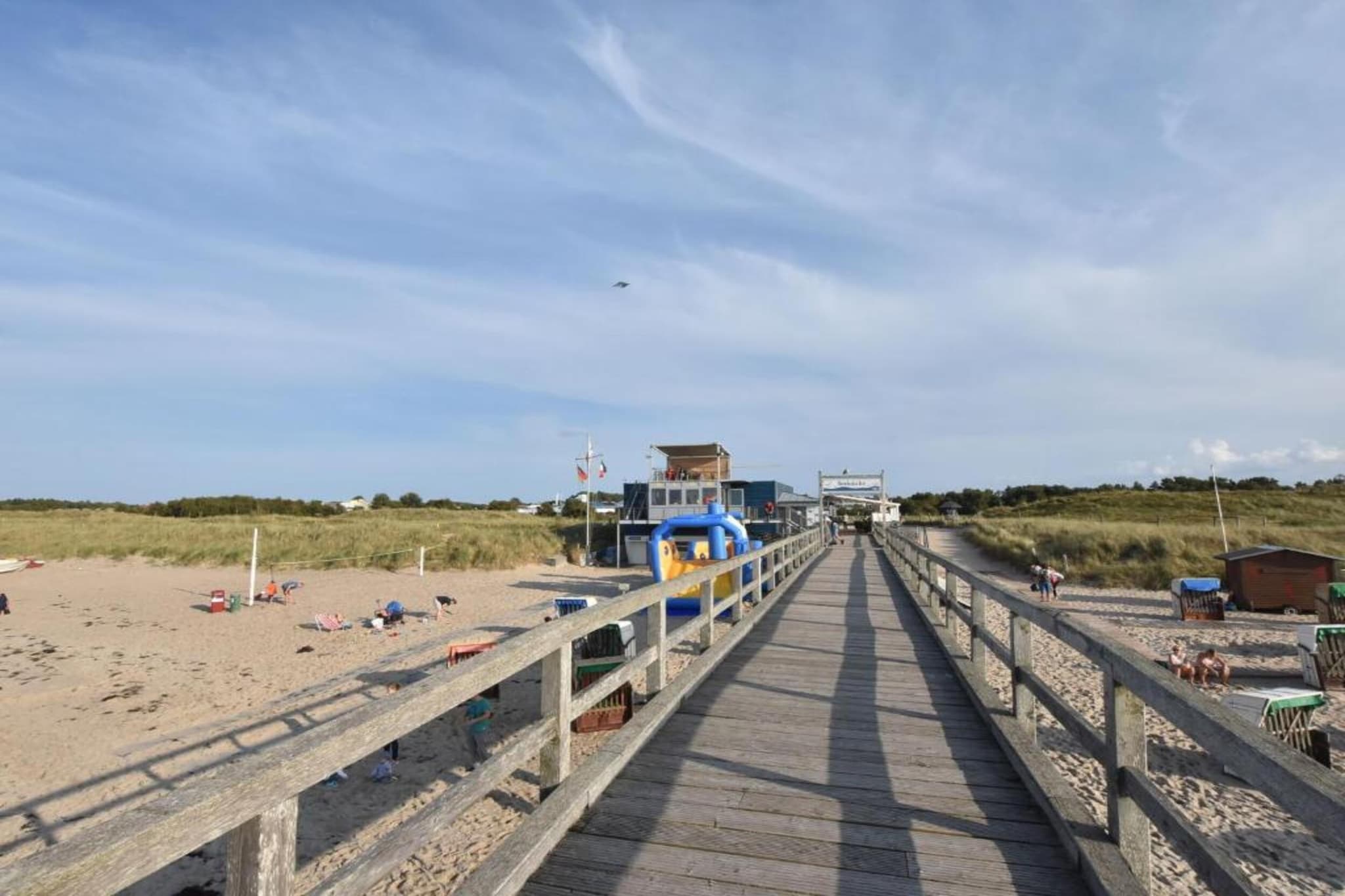 Strandnahe Finnhütte-Gebieden zomer 20km