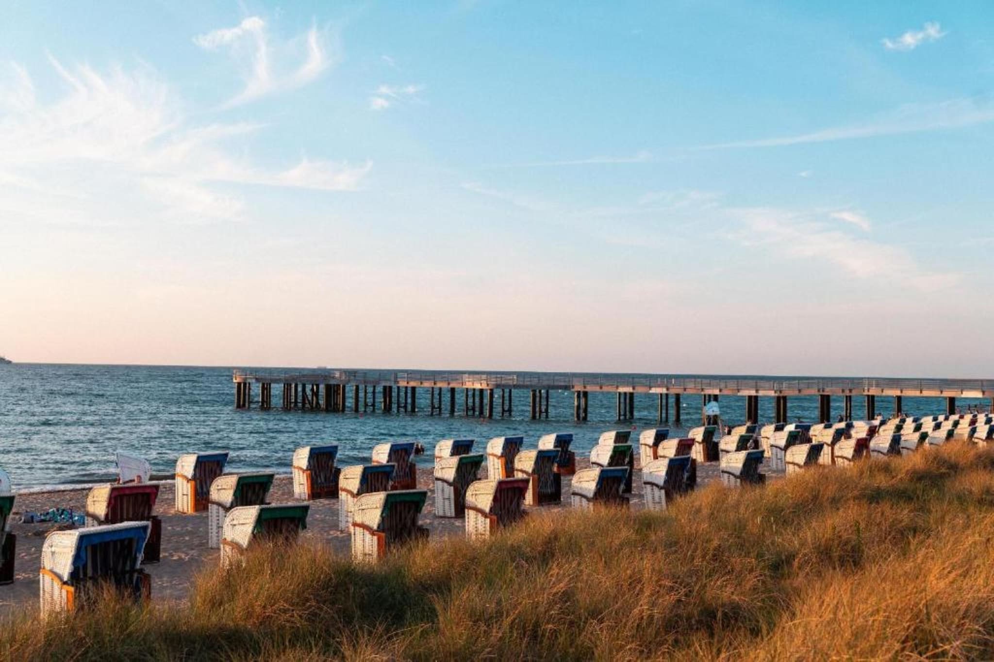 Strandnahe Finnhütte-Gebieden zomer 20km