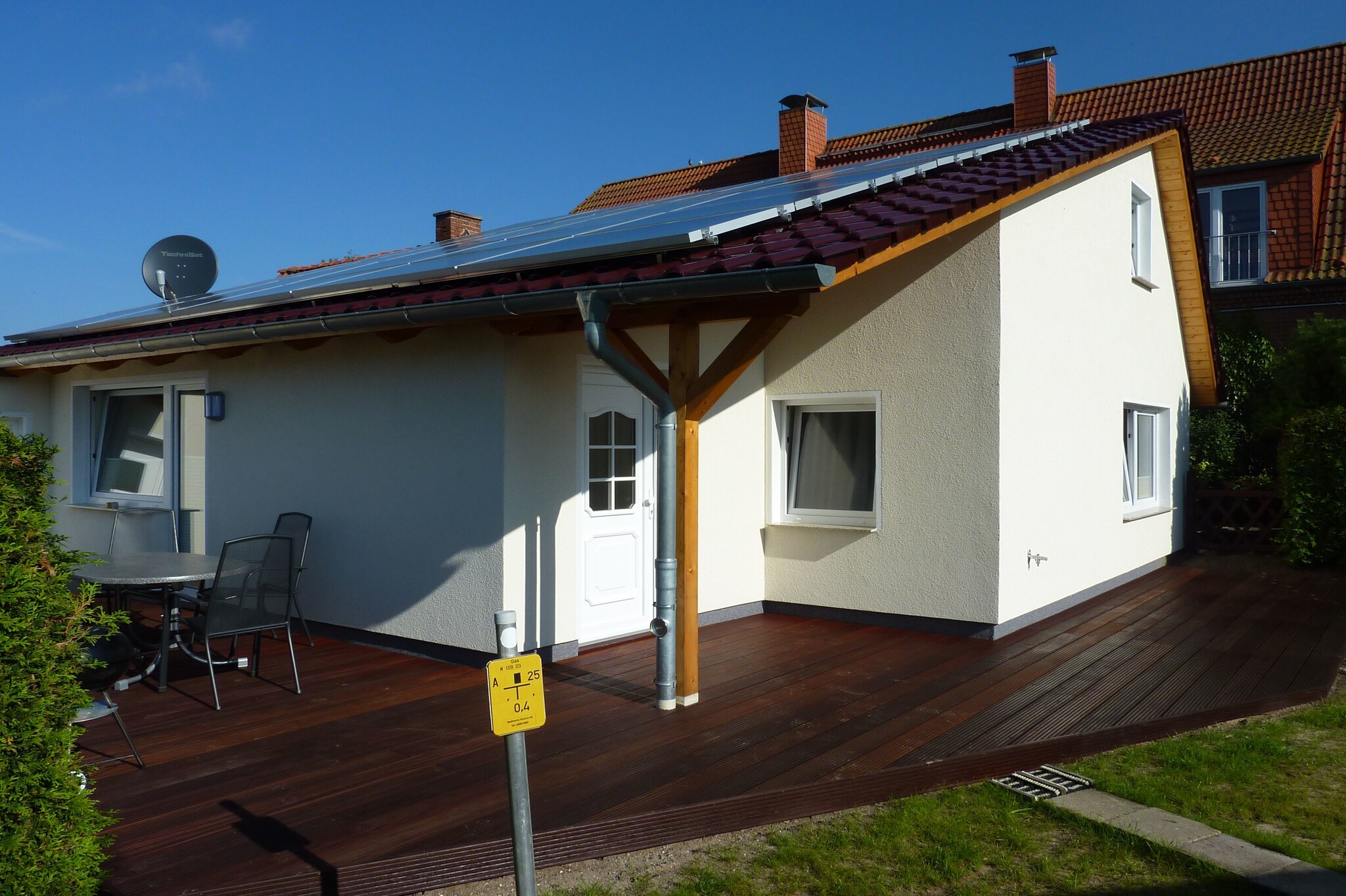 This 2-bedroom holiday home in Rostock on the Baltic Sea coast makes a great stay for a small family or group of 6 persons. The holiday home has a private furnished terrace with a barbecue to enjoy the evenings.
This detached holiday home is located just 250 meters from the sea between Rostock and Warnemünde. Enjoy the healthy air on the way to the sea through the coastal forest - with a little wind you can already hear the sea. For golf lovers there is a golf course directly behind the property. It is a few minutes by bike through the coastal forest to the sandy beach (approx. 1 km)
The heart of this holiday home is the living room with the separate cozy dining area with a large table and chairs. This invites you to eat and linger together. There are 2 more holiday homes on the 900m² property. The house has a terrace with chairs and a grill. Your children have enough space to play and romp on the fenced, spacious property.
About Belvilla
When you stay in a Belvilla home, you can rest assured of a unique holiday home in ideal surroundings at an attractive price. The portfolio of accommodations consists of more than 40,000-holiday homes in 20 European countries. Interested in a weekend getaway, a summer or winter sports holiday or simply a short break? Do you prefer the coast, the countryside or the mountains? Whatever your preference, there is a Belvilla home to meet your needs, from a cosy gîte for two to a castle big enough for the entire family, from an apartment in the heart of Rome to a cabin in the middle of nowhere, from a simple tree house to a luxury dream villa and from close to home to the other side of Europe.
A Belvilla home gives you the freedom to enjoy breakfast in your pyjamas or continue a good conversation into the morning hours without having to worry about the bar's closing time. Prepare gourmet meals with fresh local ingredients in your own kitchen and take advantage of having your own swimming pool to do as many cannonballs as you want! In other words, you can enjoy complete privacy in your home away from home.