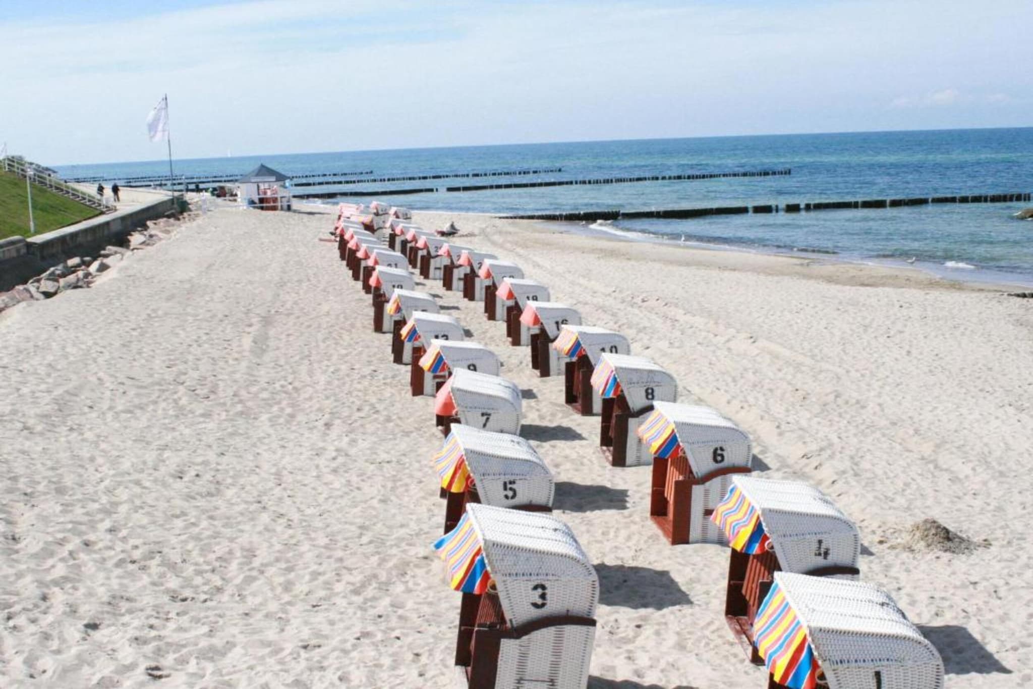 Romantische Ferienwohnung an der Ostsee mit Garten-Gebieden zomer 20km