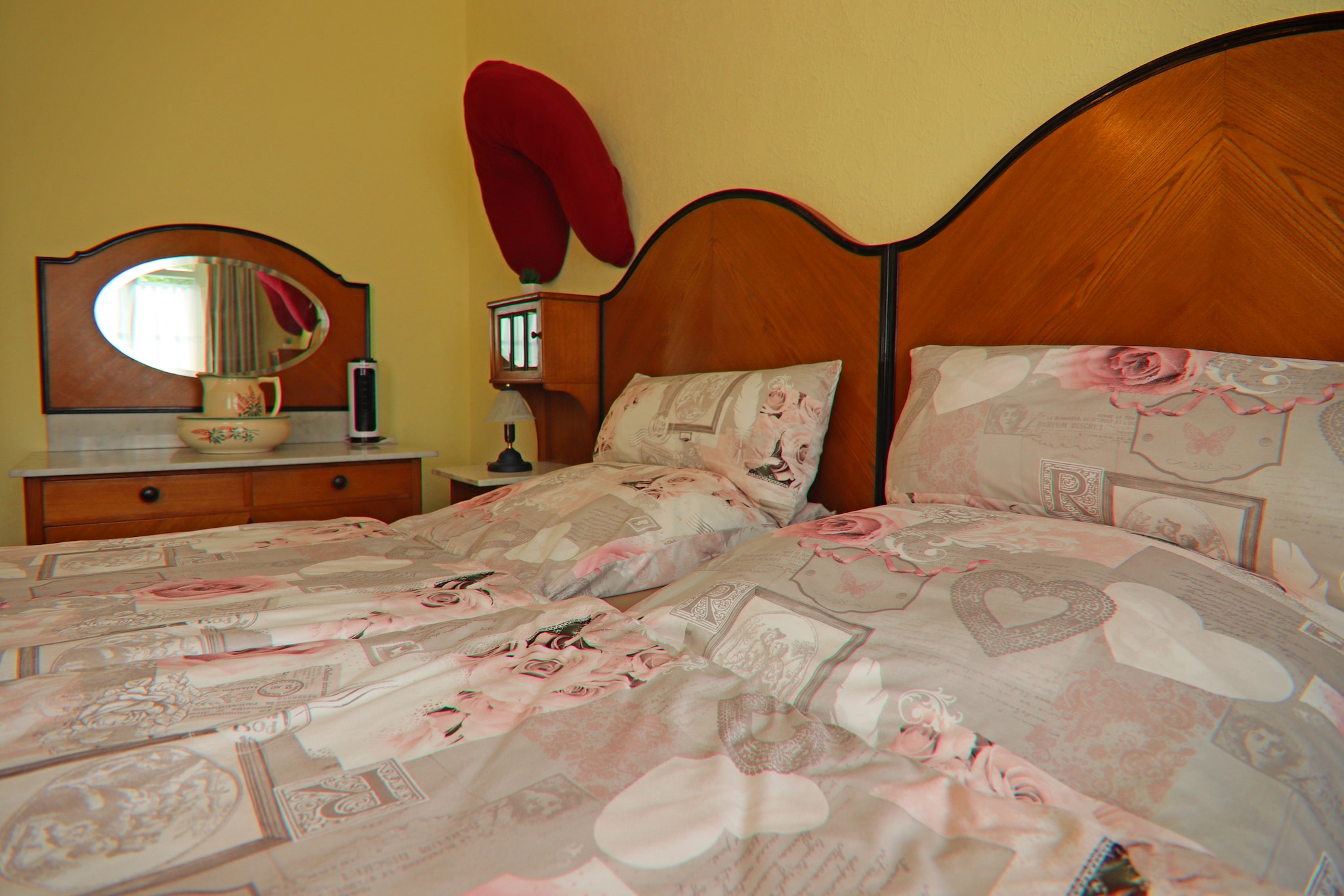 Romantische Ferienwohnung an der Ostsee mit Garten-Slaapkamer