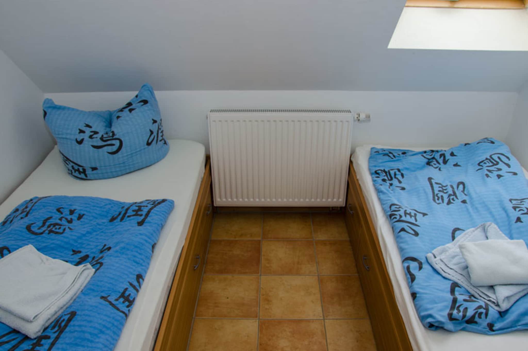 Ferienwohnung Eva mit Meerblick - strandnah-Slaapkamer