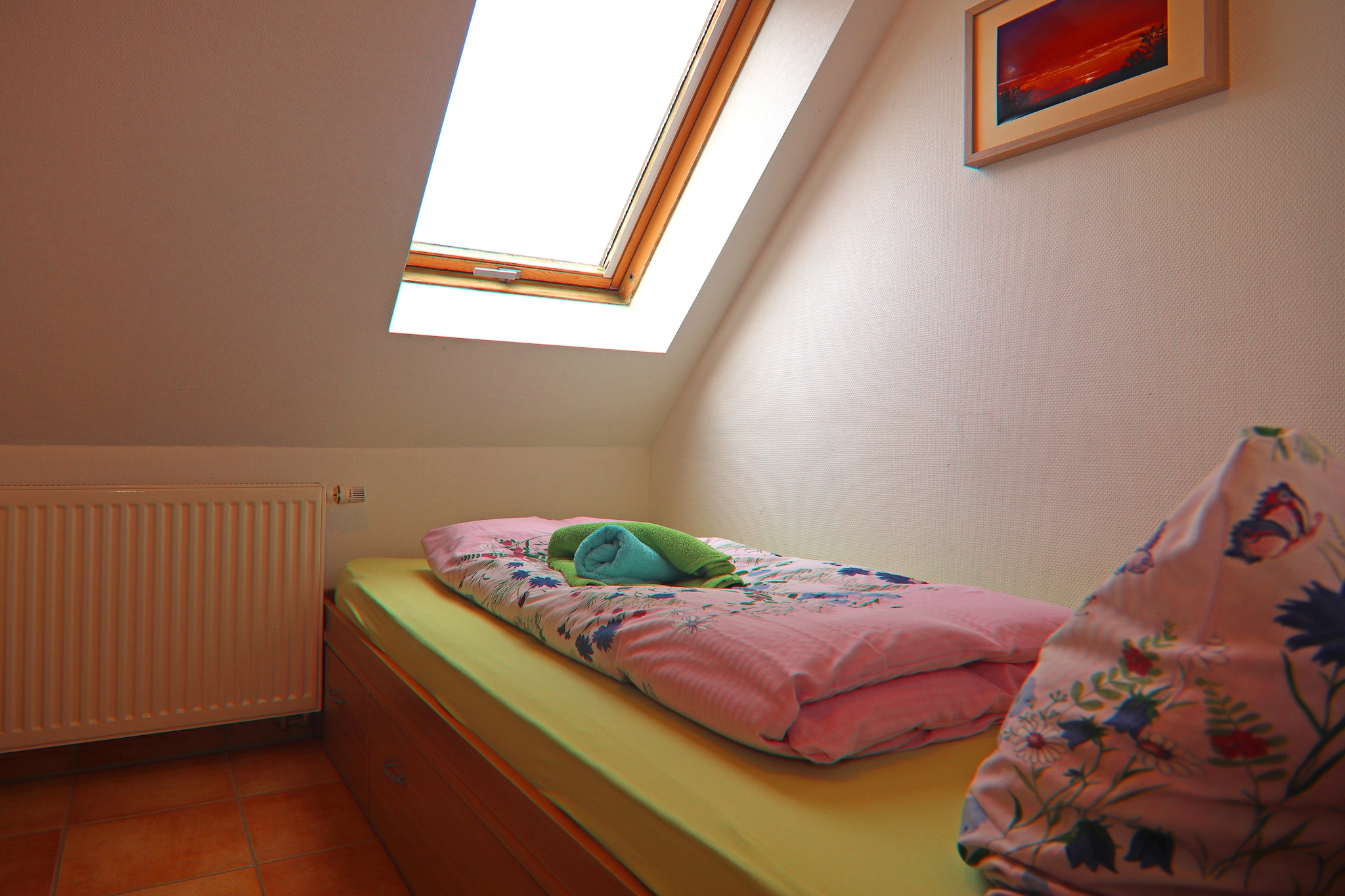 Ferienwohnung Eva mit Meerblick - strandnah-Slaapkamer