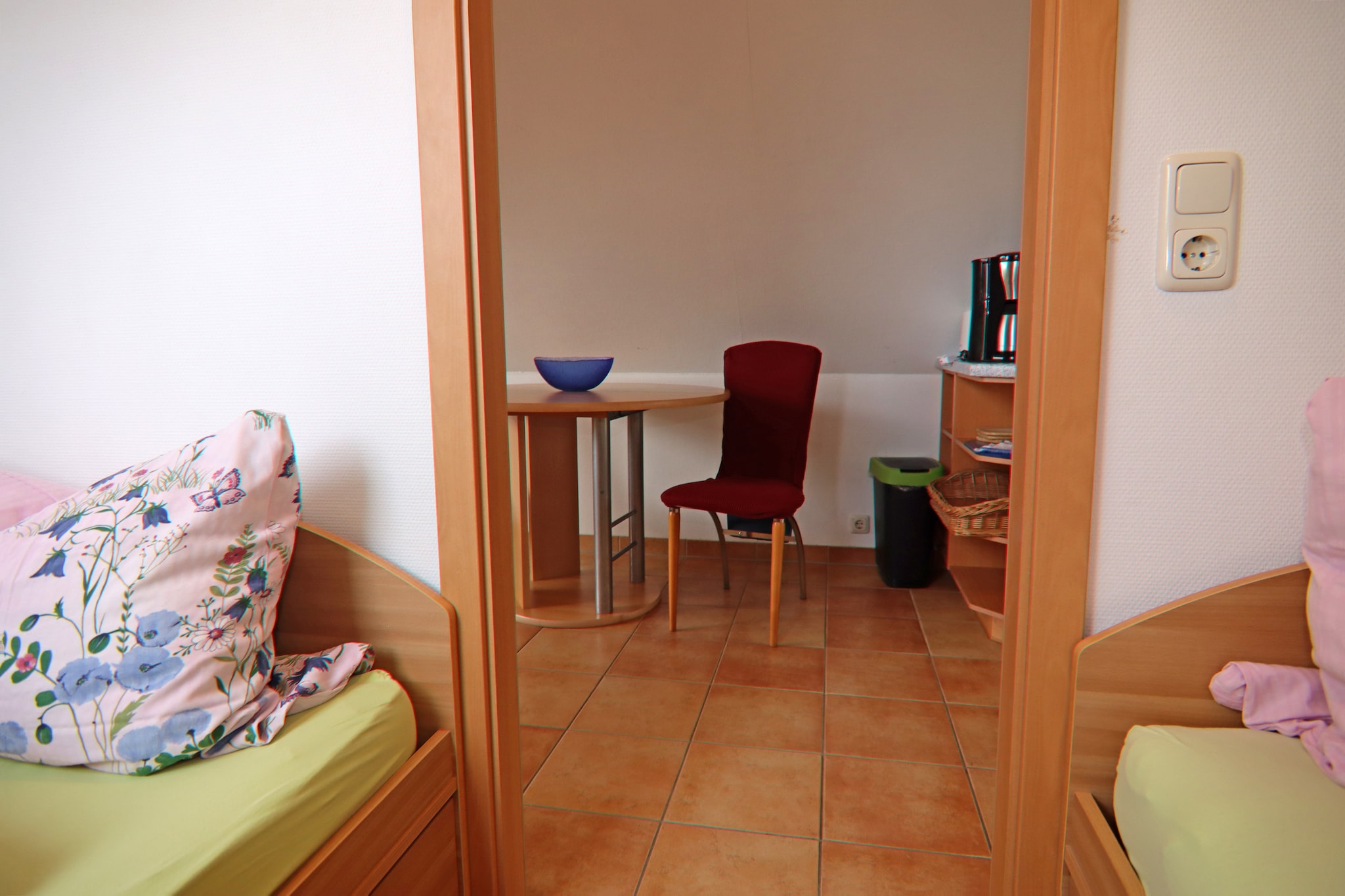 Ferienwohnung Eva mit Meerblick - strandnah-Slaapkamer