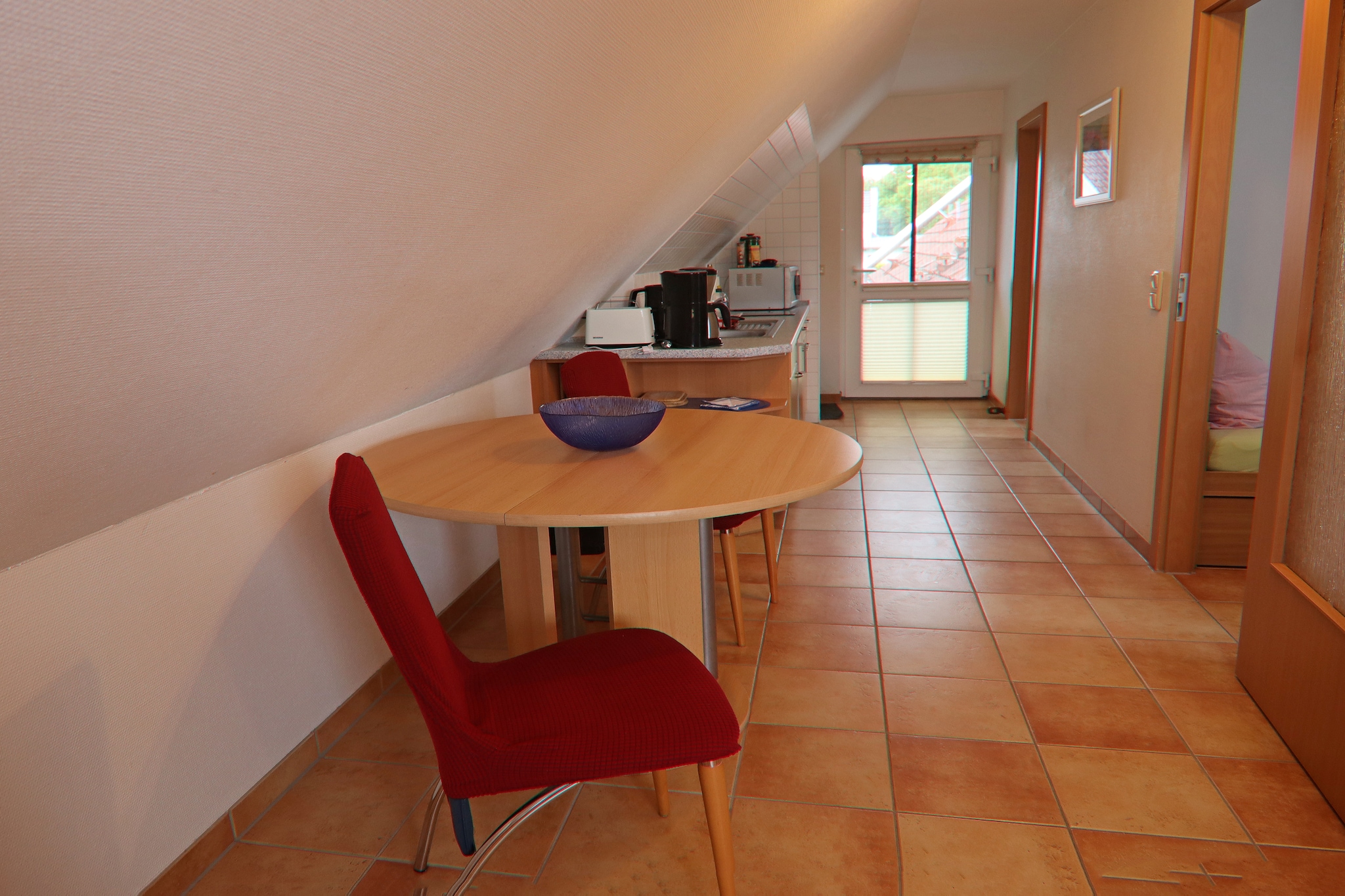 Ferienwohnung Eva mit Meerblick - strandnah-Eetkamer