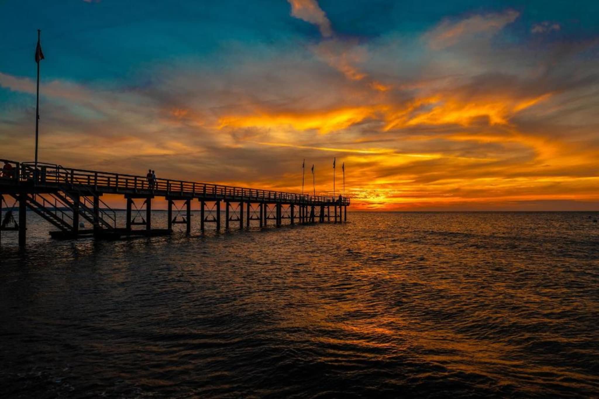 Ferienwohnung Eva mit Meerblick - strandnah-Gebieden zomer 20km