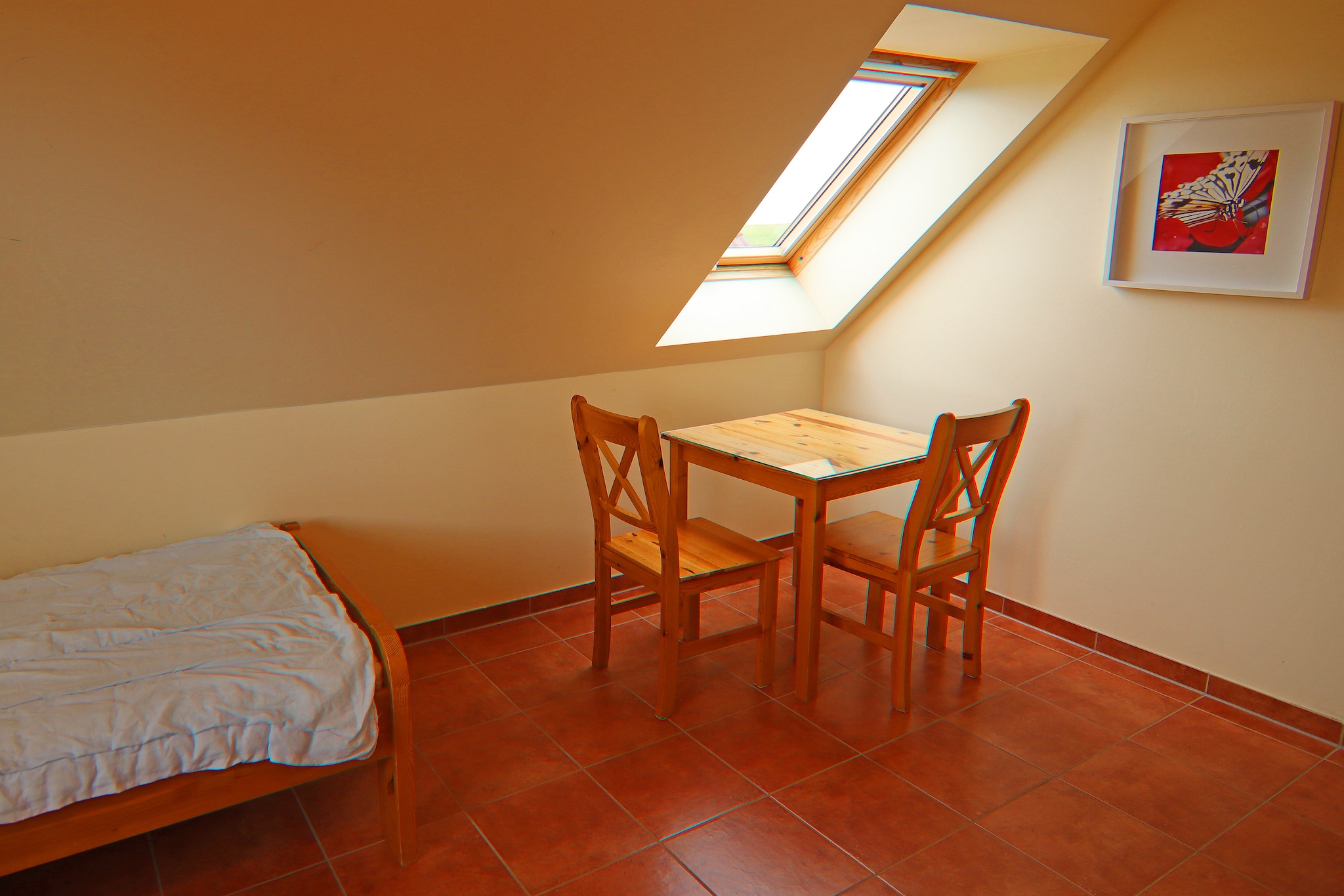 Strandnahes Ferienhaus Klaus mit Weitblick-Slaapkamer