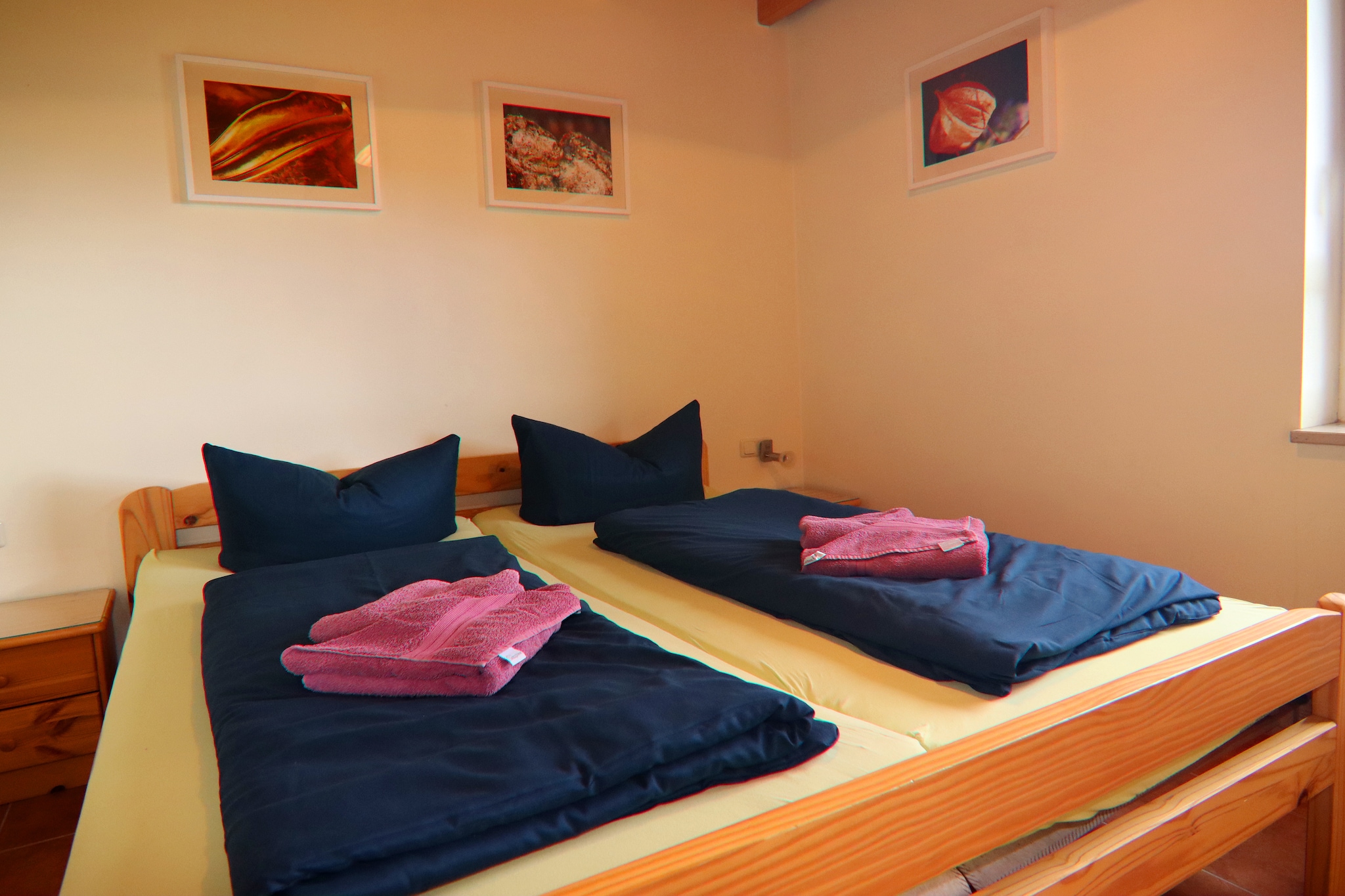 Strandnahes Ferienhaus Walter mit Meerblick-Slaapkamer