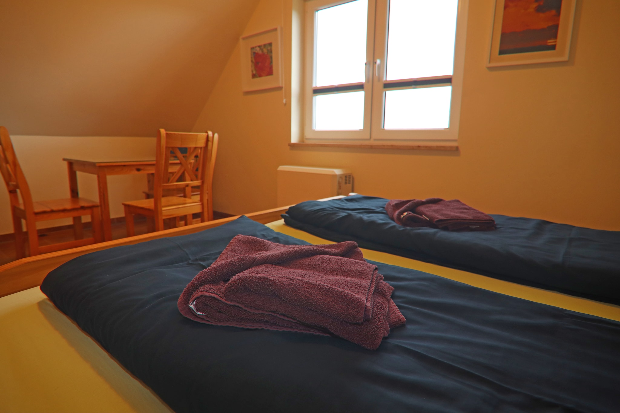 Strandnahes Ferienhaus Walter mit Meerblick-Slaapkamer