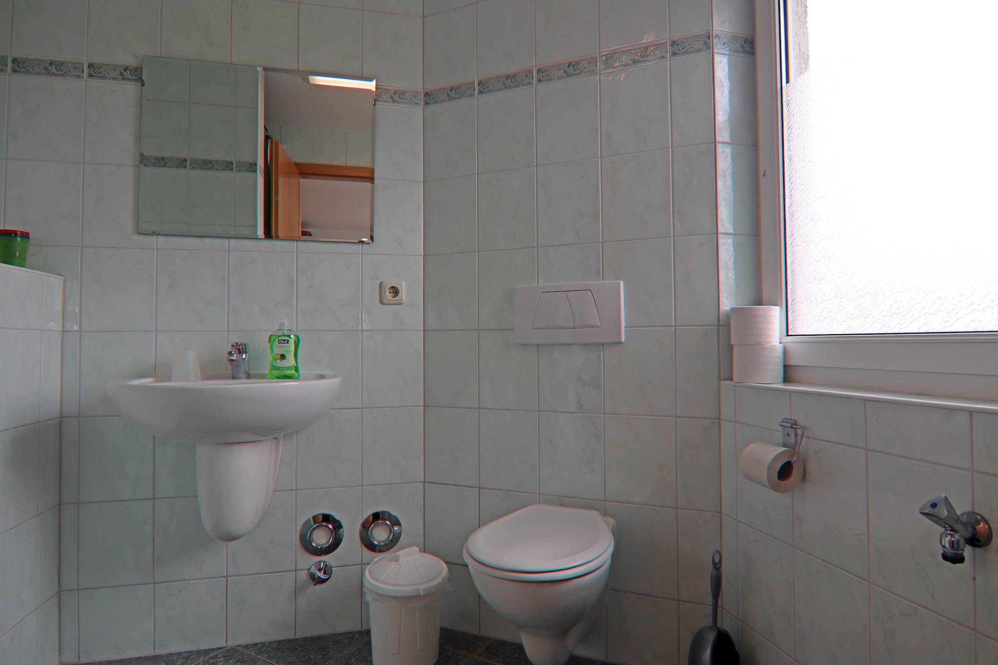 Ferienwohnung Fred strandnah in Rerik-Badkamer