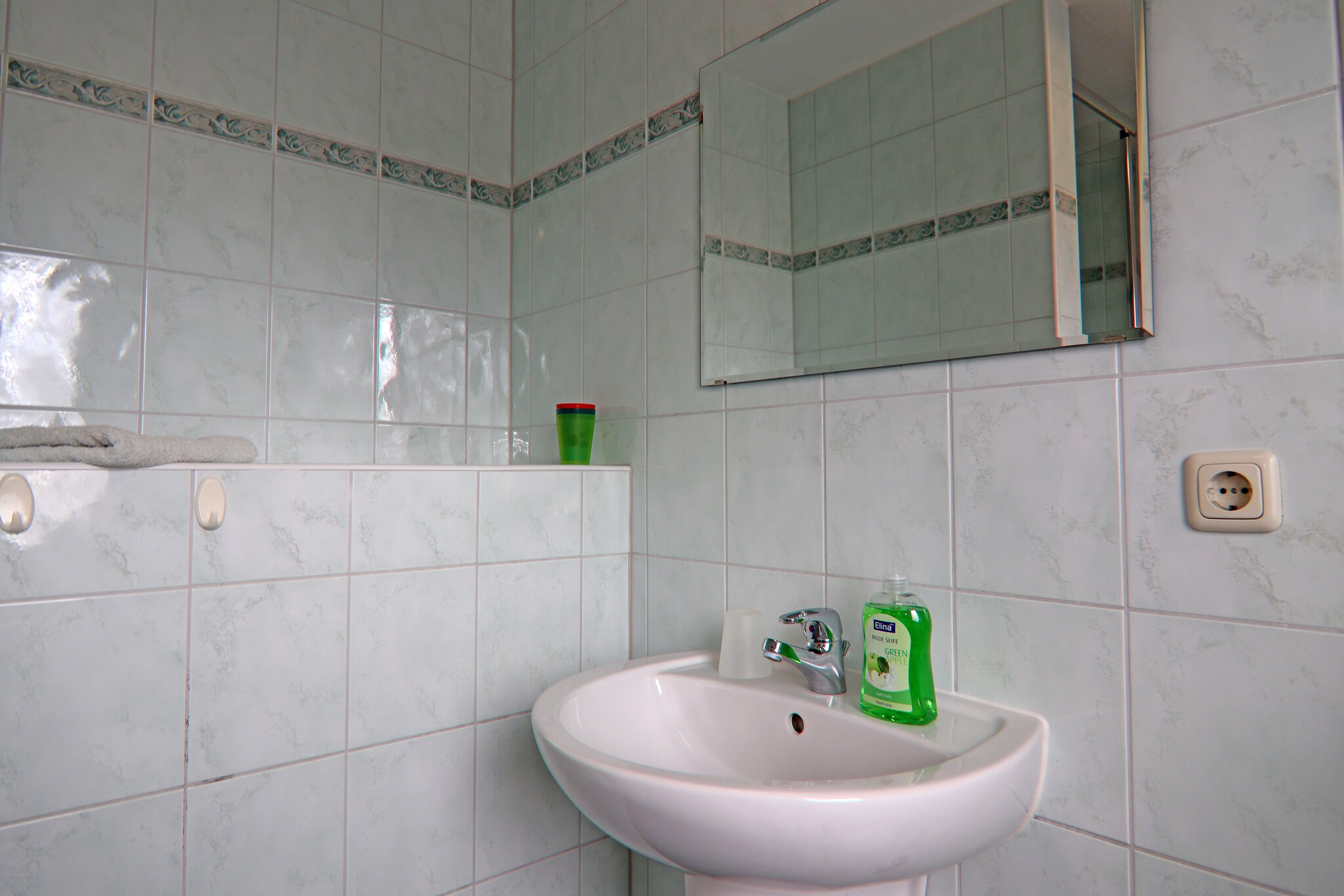 Ferienwohnung Fred strandnah in Rerik-Badkamer