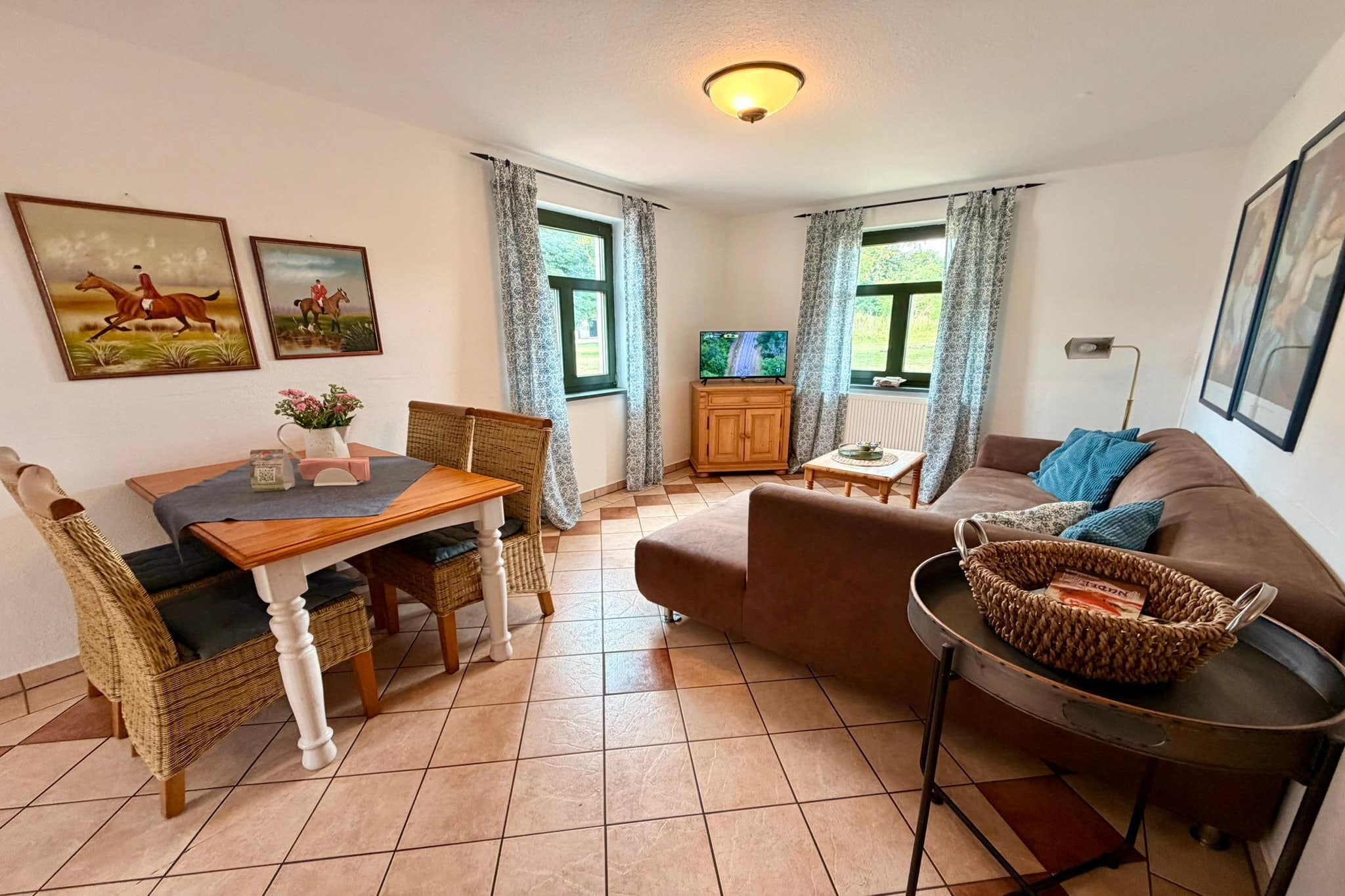 Wohnung Bornholm im kleinen Ferienpark - Eetkamer