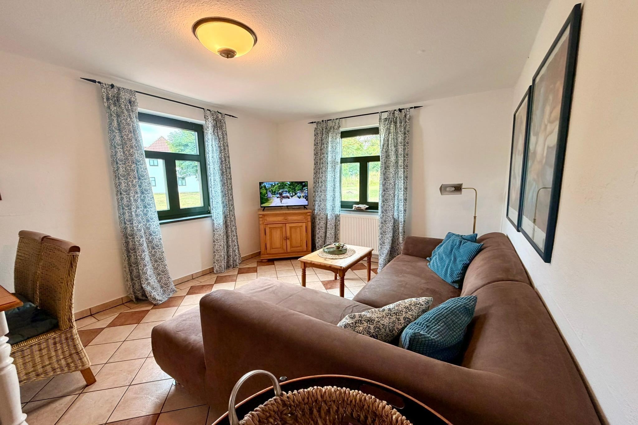 Wohnung Bornholm im kleinen Ferienpark - Woonkamer
