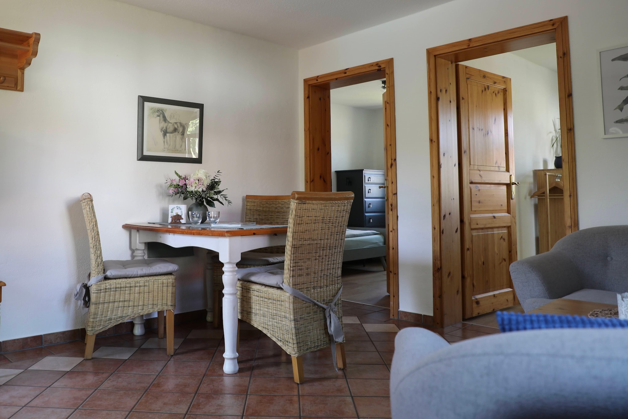 Rustikale Wohnung Fehmarn - Eetkamer