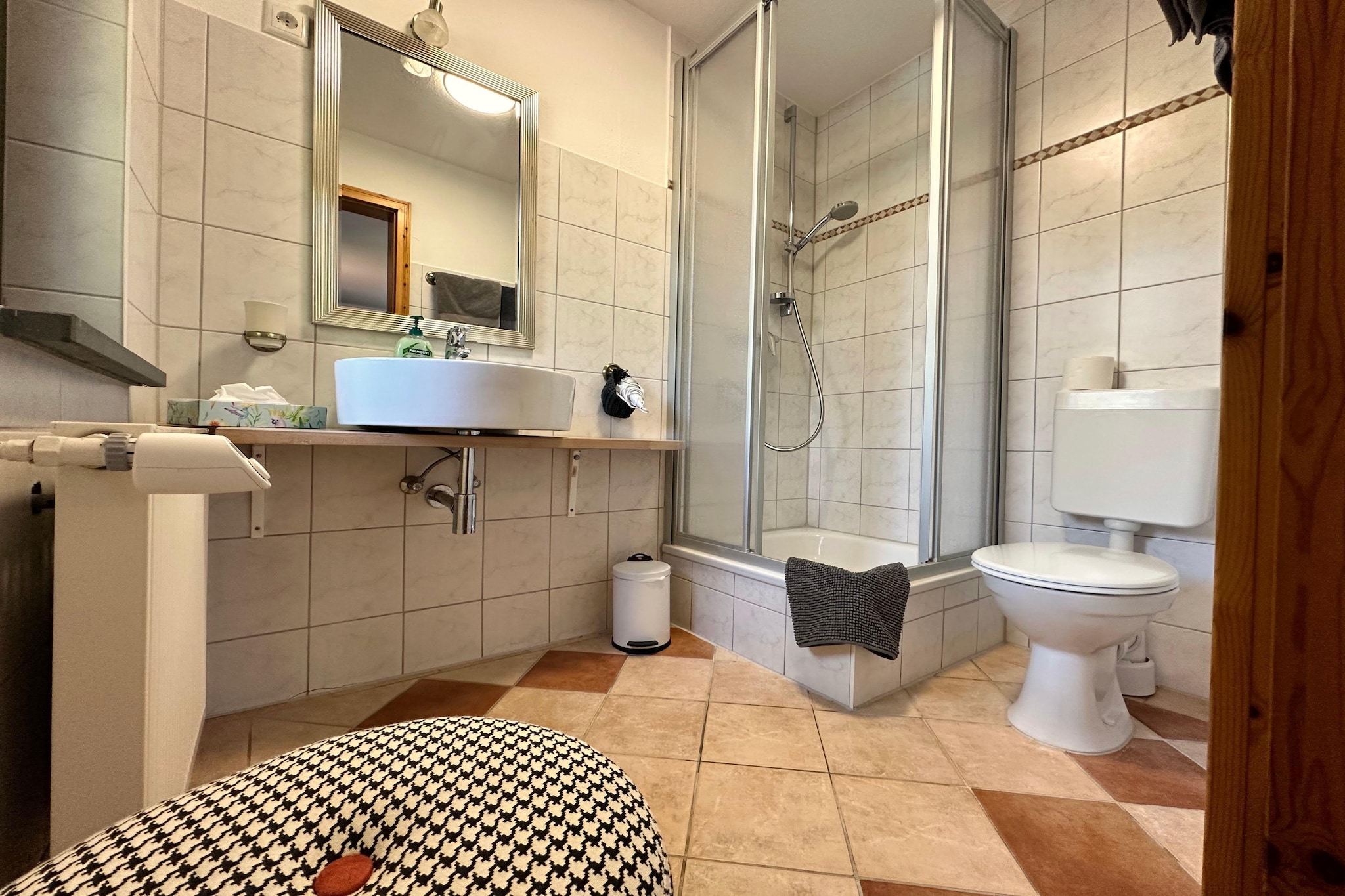Rustikale Wohnung Fehmarn - Badkamer