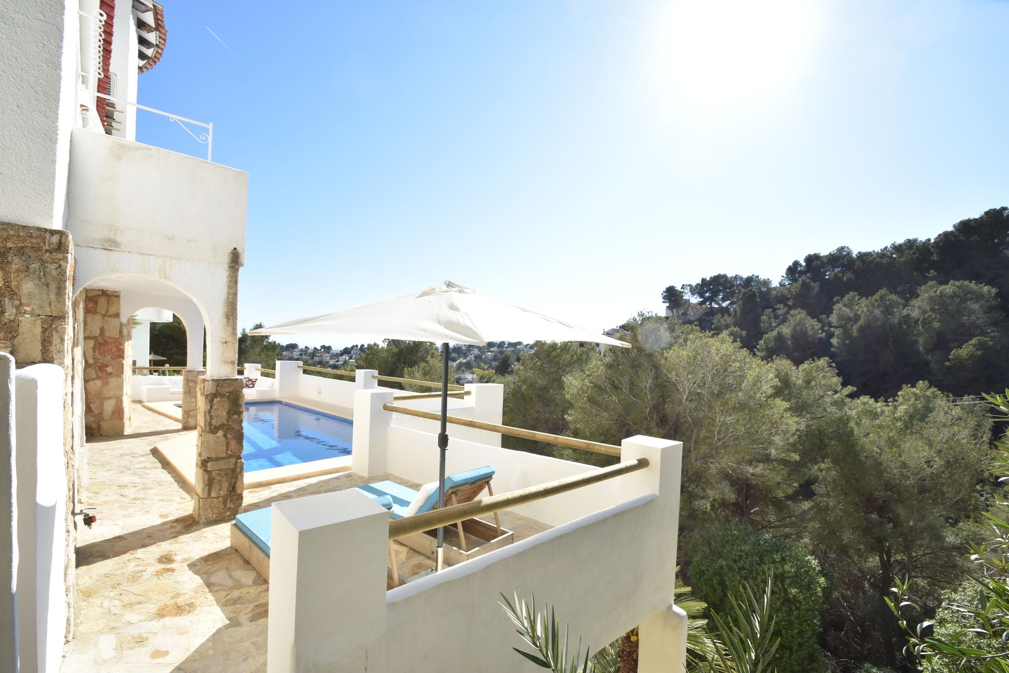 Ibiza-style Villa in Moraira with Private Pool