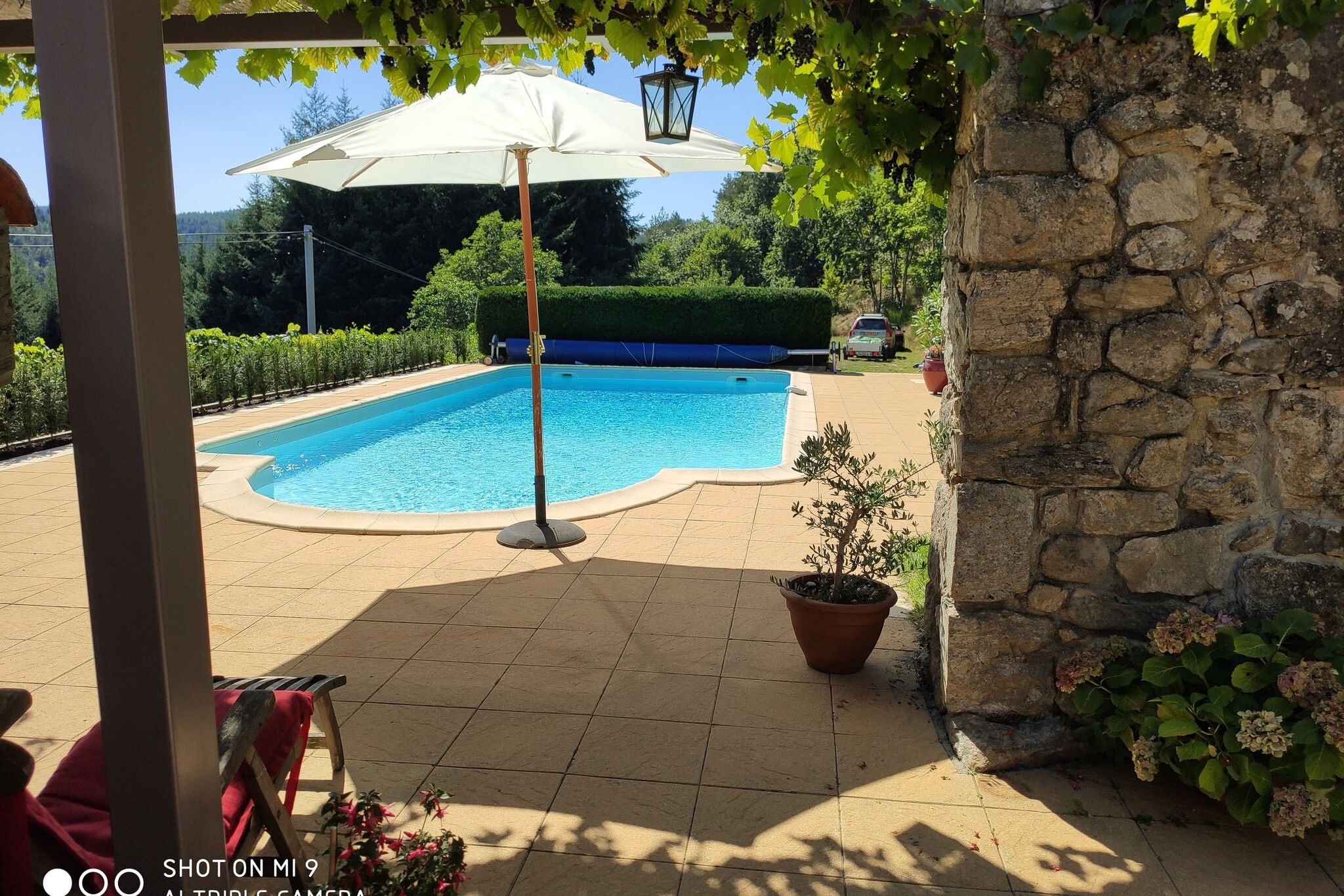 Restauriertes Landhaus mit eigenem Pool Pool in Saint-Basile