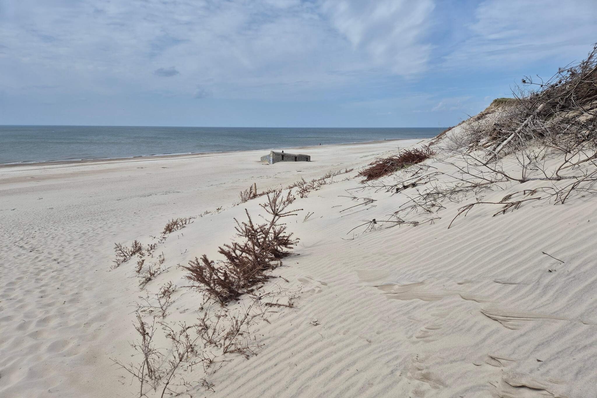 Maison de vacances pour 5 a Hvide Sande-Vue sur l'eau